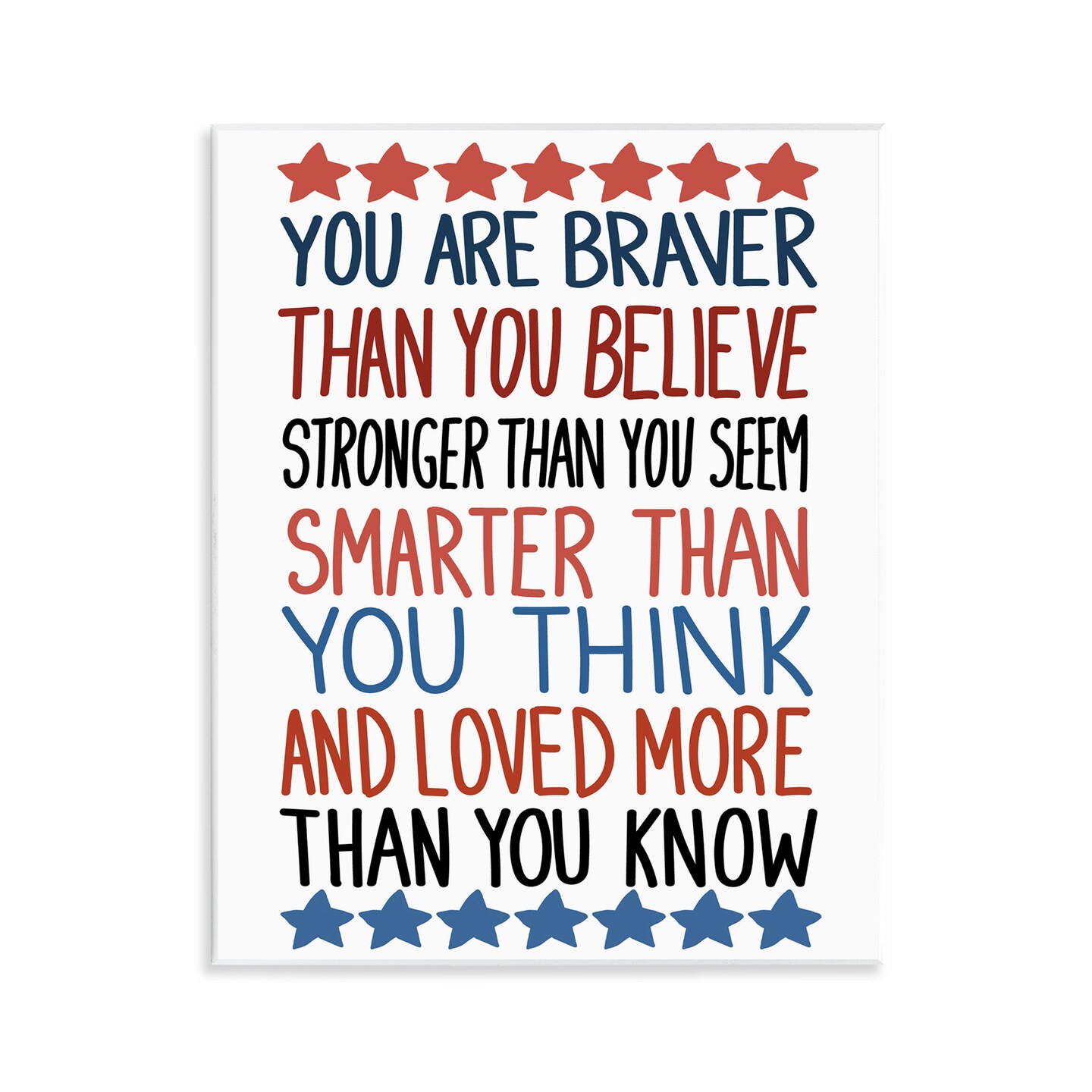 Stupell Industries Bold Self Confidence Phrases Wall Plaque Design by Sweet Melody Designs