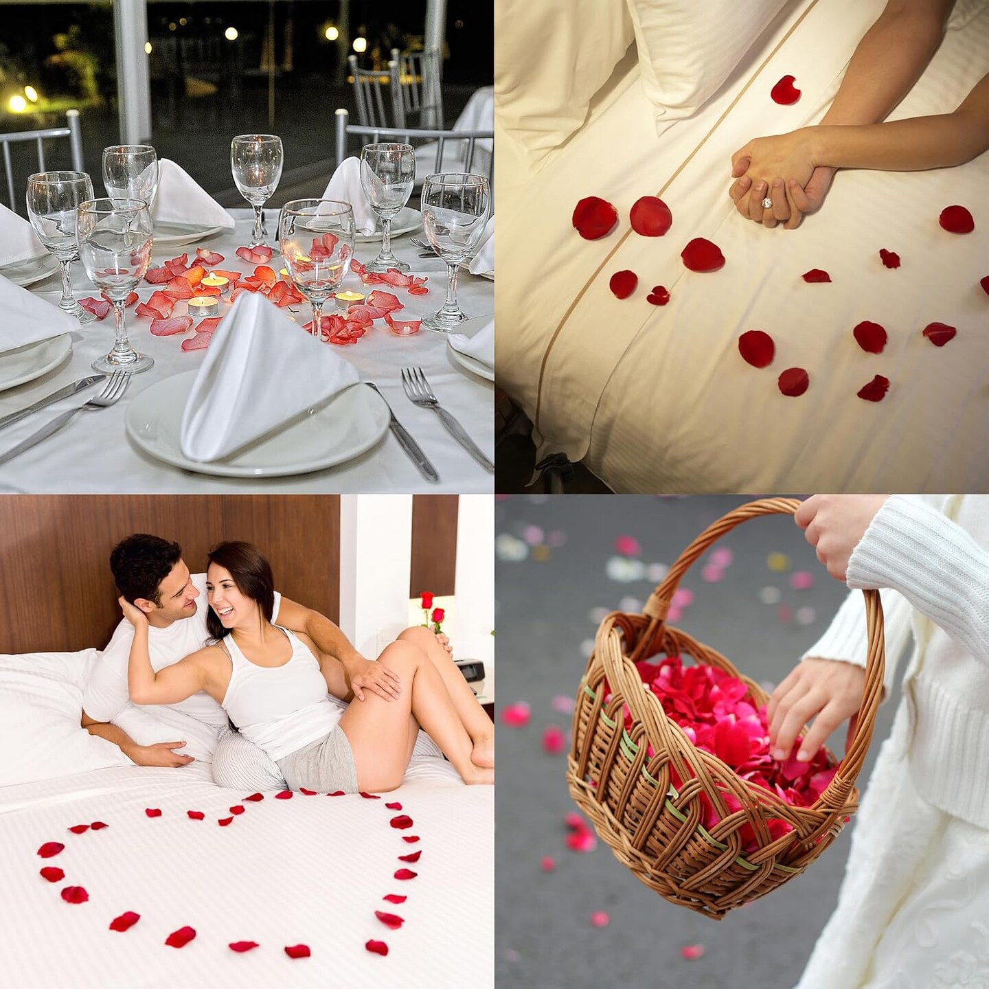 Separated 1500 PCS Artificial Turquoise Blue Rose Petals for Romantic Night ,Faux Turquoise Blue Flower Petals