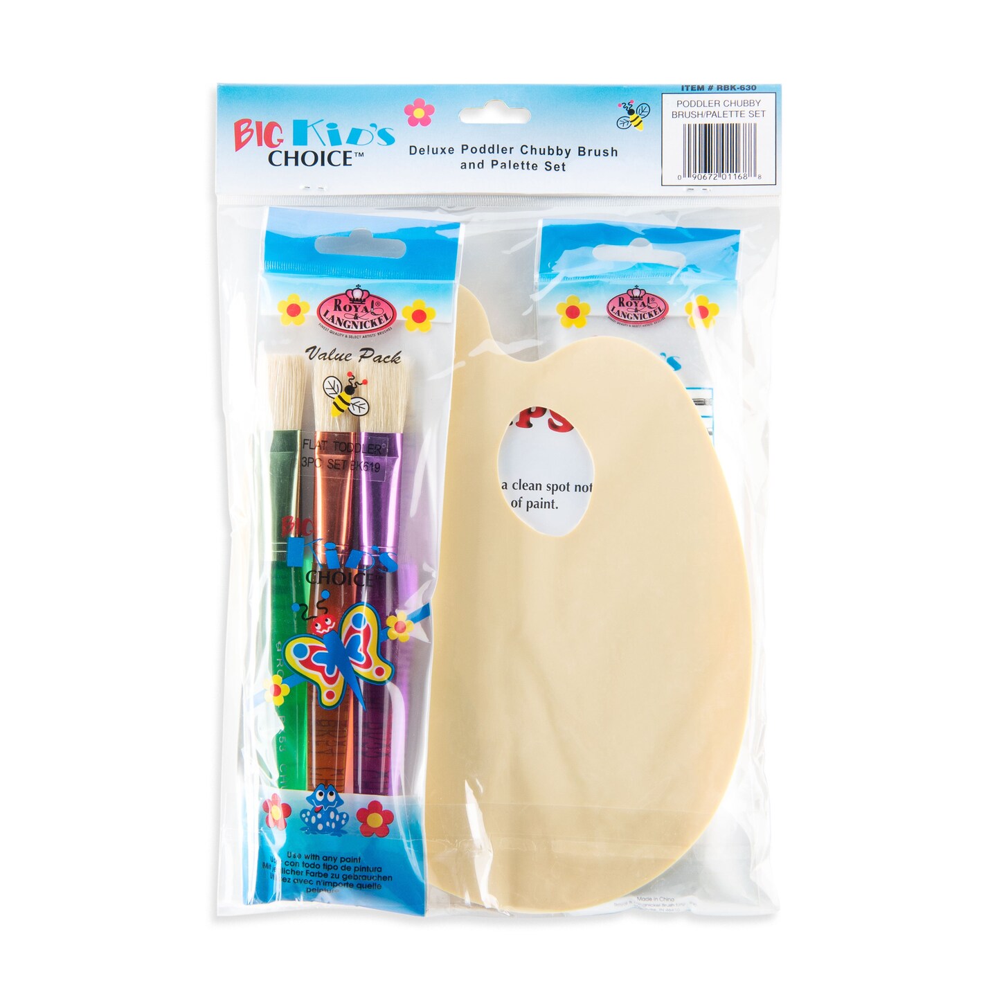 BK630 | Big Kid's Choice™ Toddler Chubby Brush Set with Palette