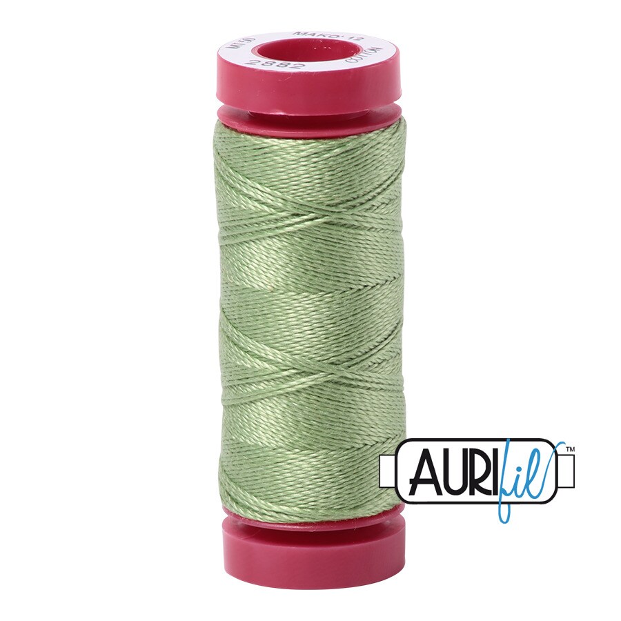 Light Fern (2882) | 12wt Small Spool (50M / 54Y) | Aurifil Thread ...