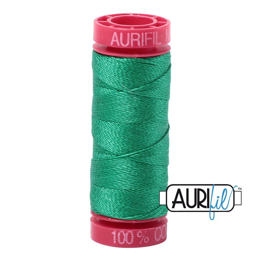 Emerald (2865) | 12wt Small Spool (50M / 54Y) | Aurifil Thread