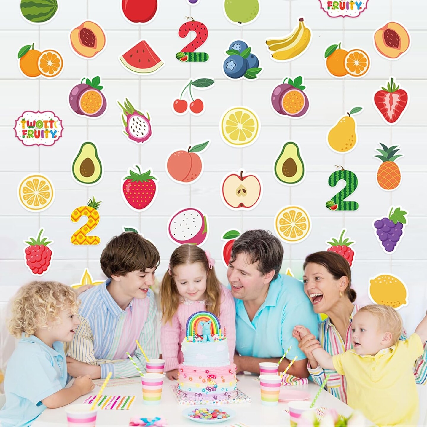 Fruit Party Decorations Twotti Fruity Birthday Hanging Swirls Fruit Birthday Theme Party Supplies