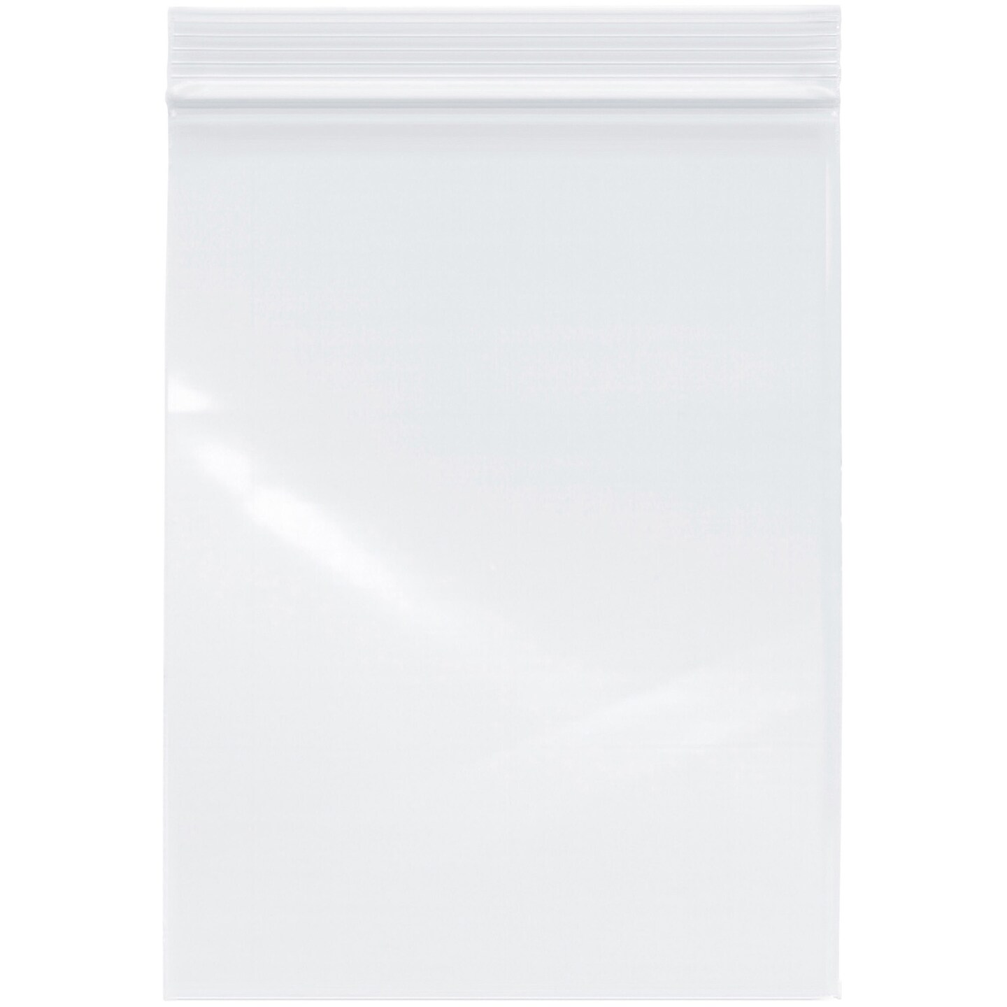 Plymor 6&#x22; x 8&#x22;, 2 Mil Zipper Reclosable Plastic Bags
