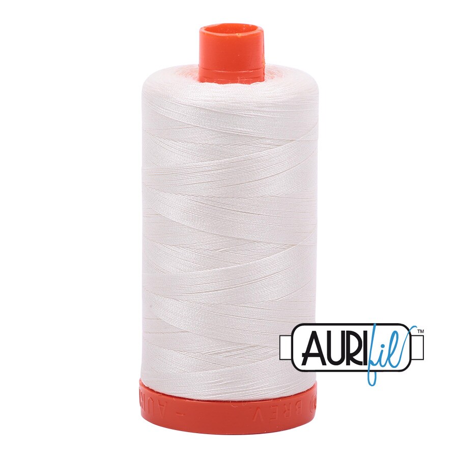 Chalk (2026) | 50wt Large Spool (1300M / 1422Y) | Aurifil Thread