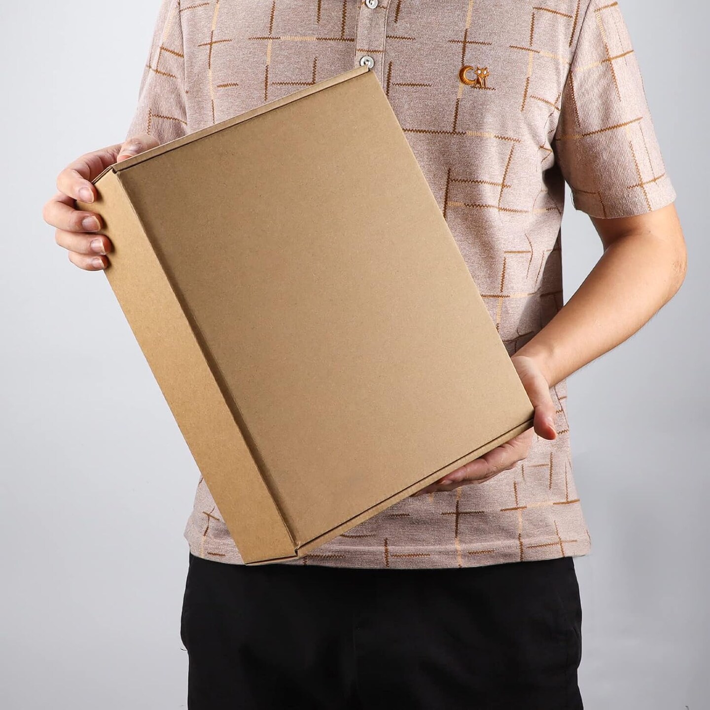 12x9x4 inch Shipping Boxes Bulk 20 Pack Brown, Tab Lock Tuck Top Mailer Boxes for Packaging Small Business, Medium Cardboard Gift Boxes