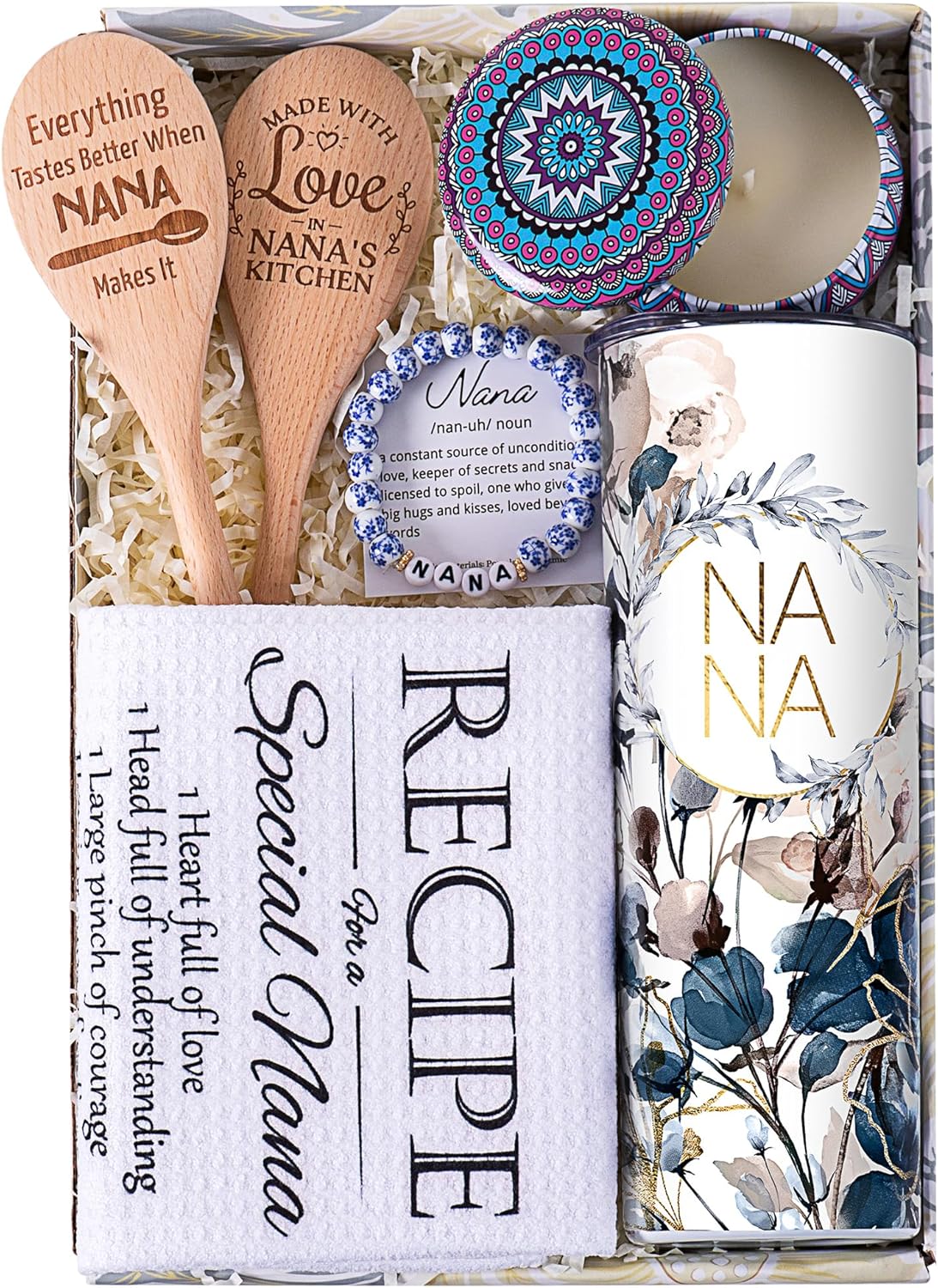 Nana Gifts, Mothers Day Gift Basket for Nana, Grandmother from Grandkids, Granddaughter, Grandson - Kitchen Cooking Present Ideas