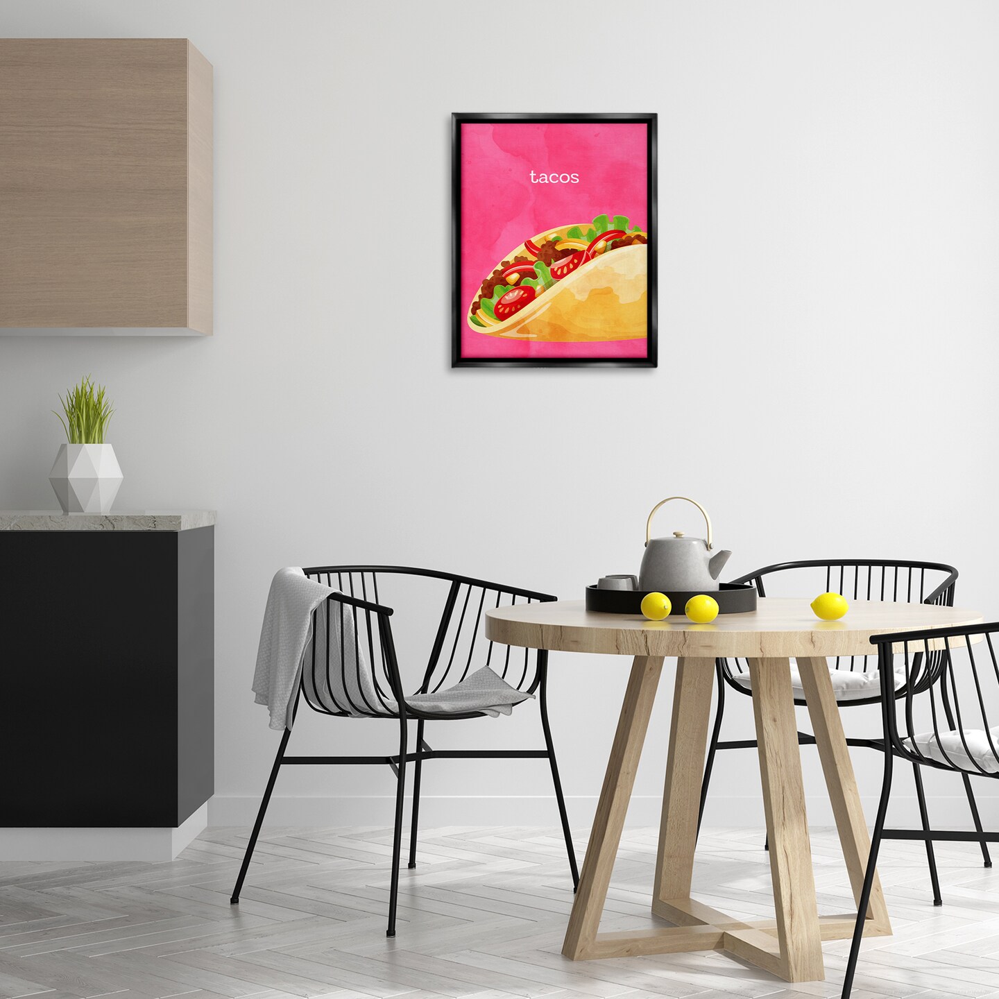 Stupell Industries Tacos Mexican Cuisine Floating Frame Design by Kim Allen