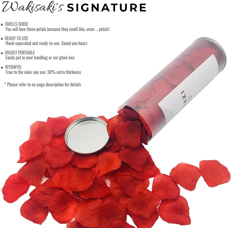 Artificial Silk Rose Petals for Wedding Flower Petals for Romantic Special Night, for Proposal, Anniversary