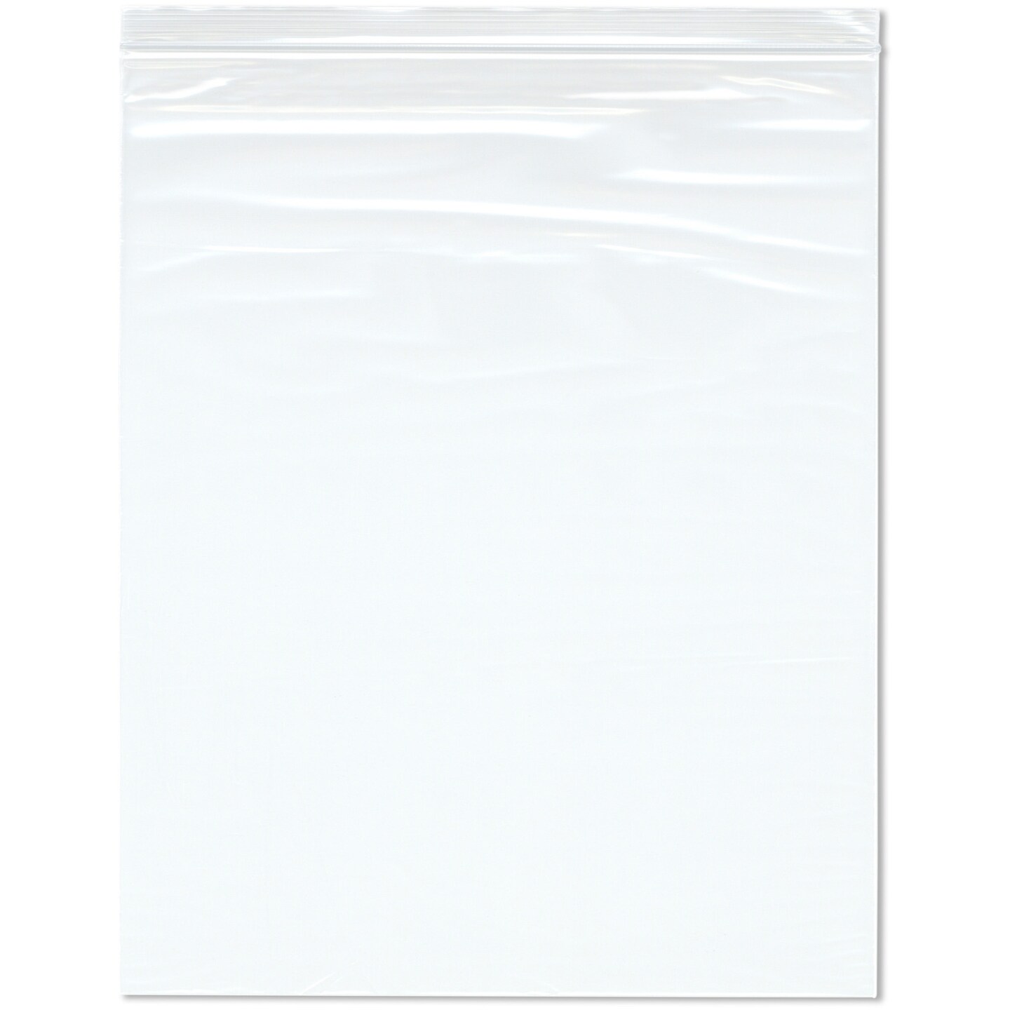Plymor 13" x 16" (Pack of 100), 2 Mil Zipper Reclosable Plastic Bags