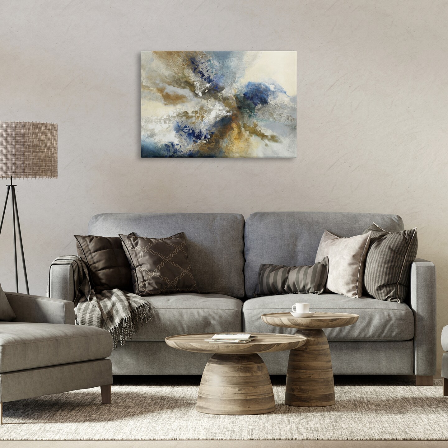 Stupell Industries Expressive Neutral Distortion Canvas Design by K. Nari