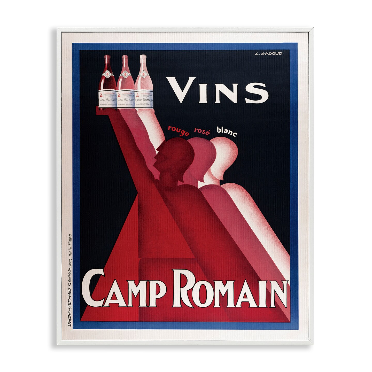 Stupell Industries Antique Wine Bottle Trio Framed Giclee Design by Marcus Jules