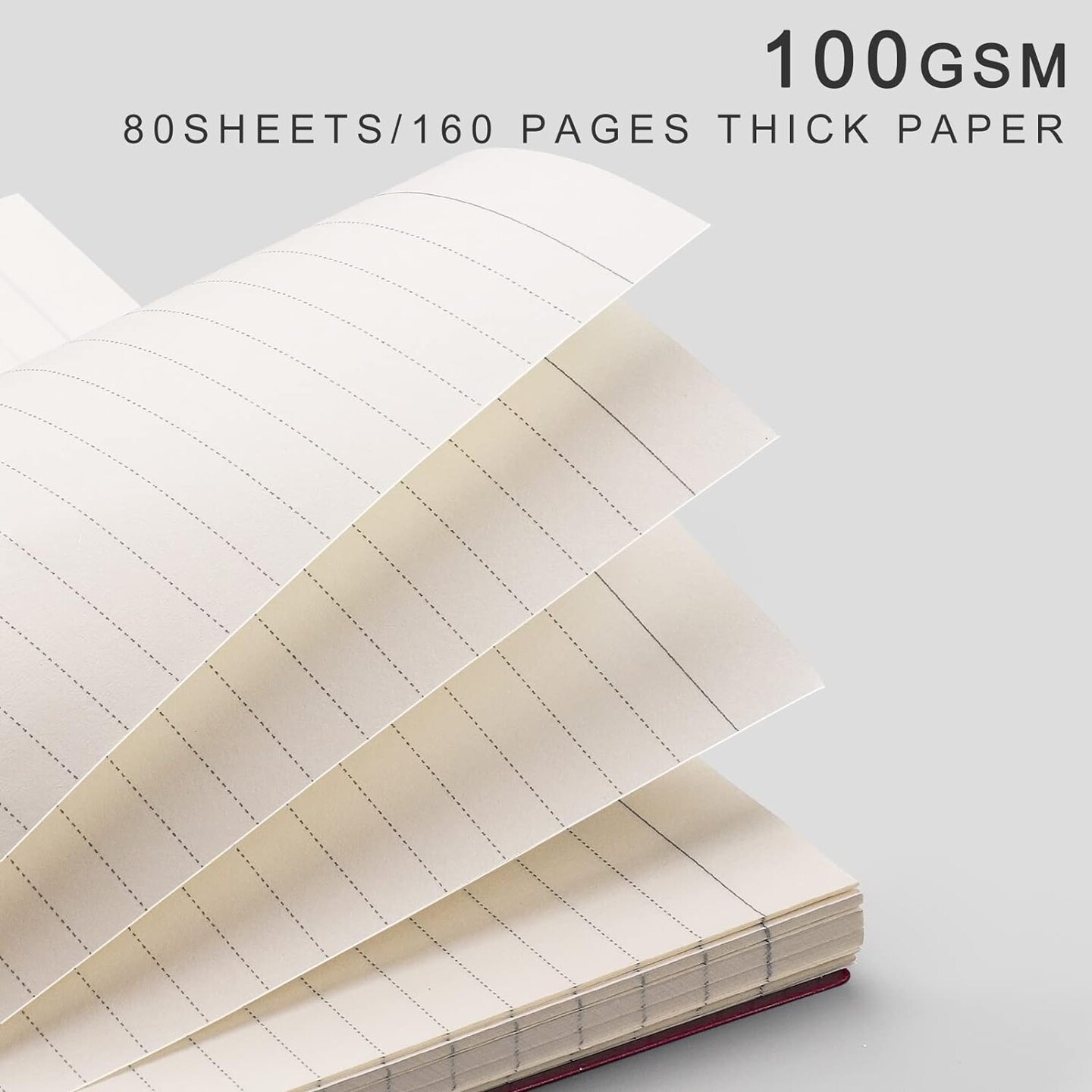 Lined Journal Spiral Notebook 5.7&#x22; x 8.22&#x22; - 4 Pack 640 Pages 100gsm Thick Paper, A5 Small Notebooks College Ruled, Plastic Hardcover Journals