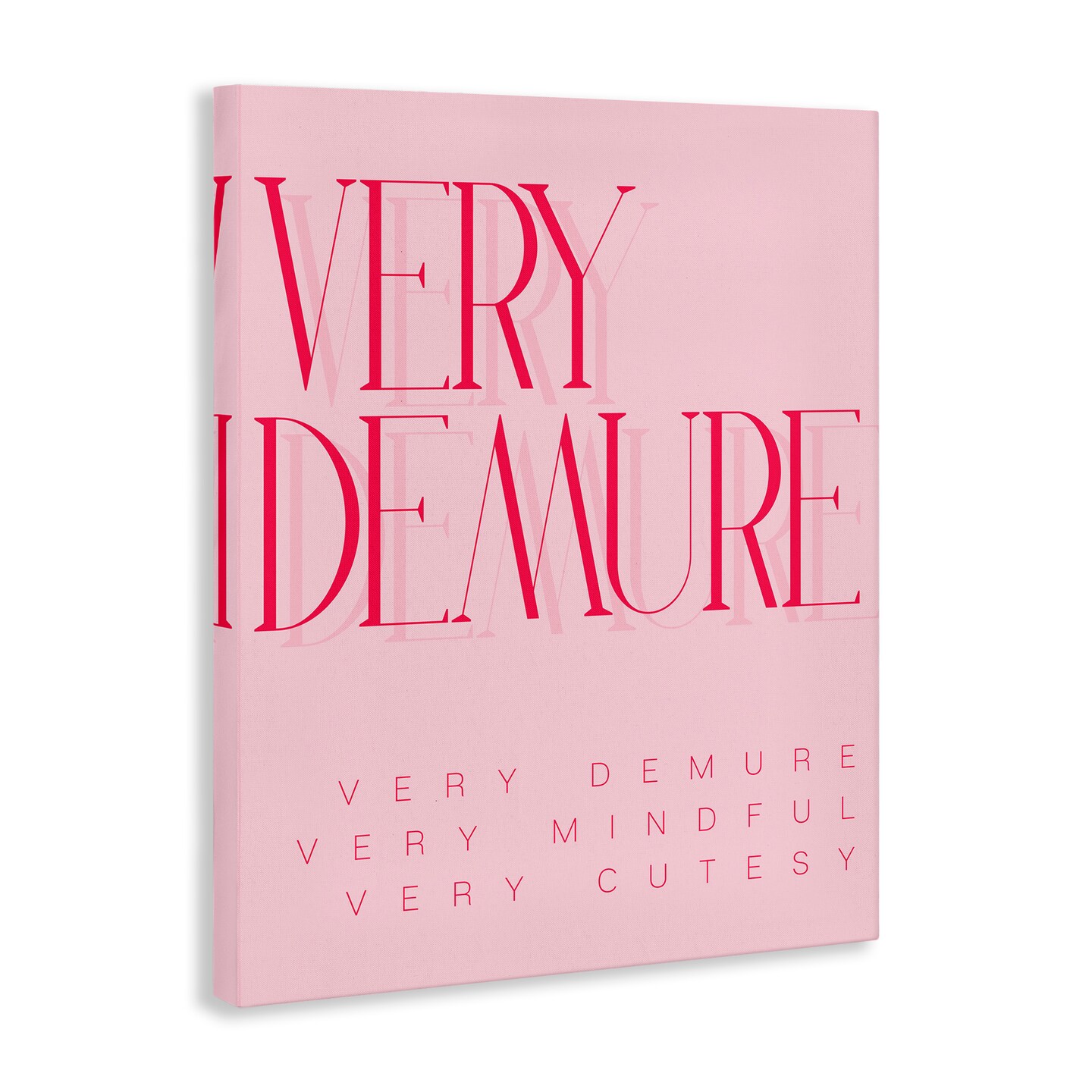 Stupell Industries Elegant Pop Culture Phrase Canvas Design by Lil' Rue