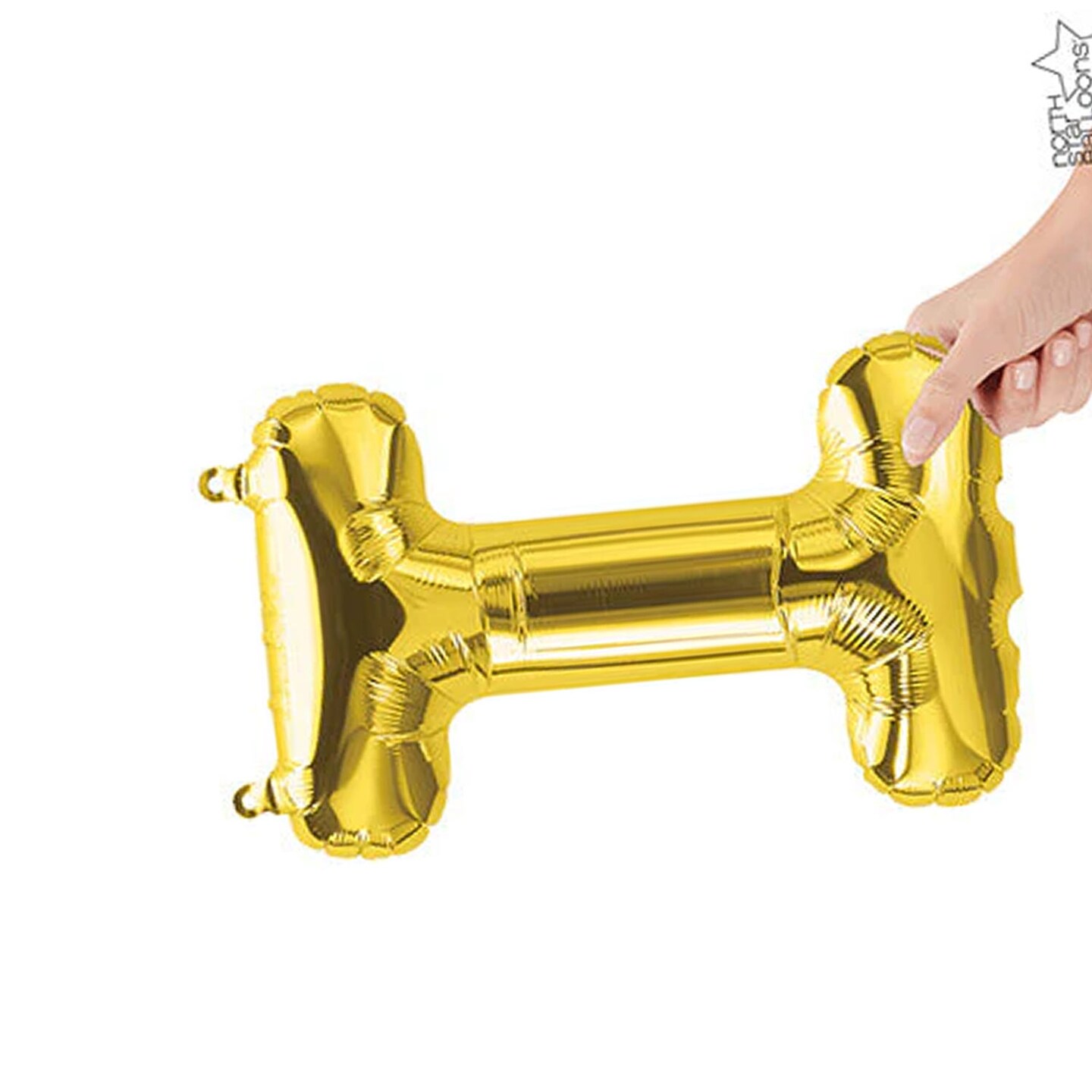 NorthStar Balloons&#xAE; 16&#x22; Gold Letter I Balloon Air Fill Only