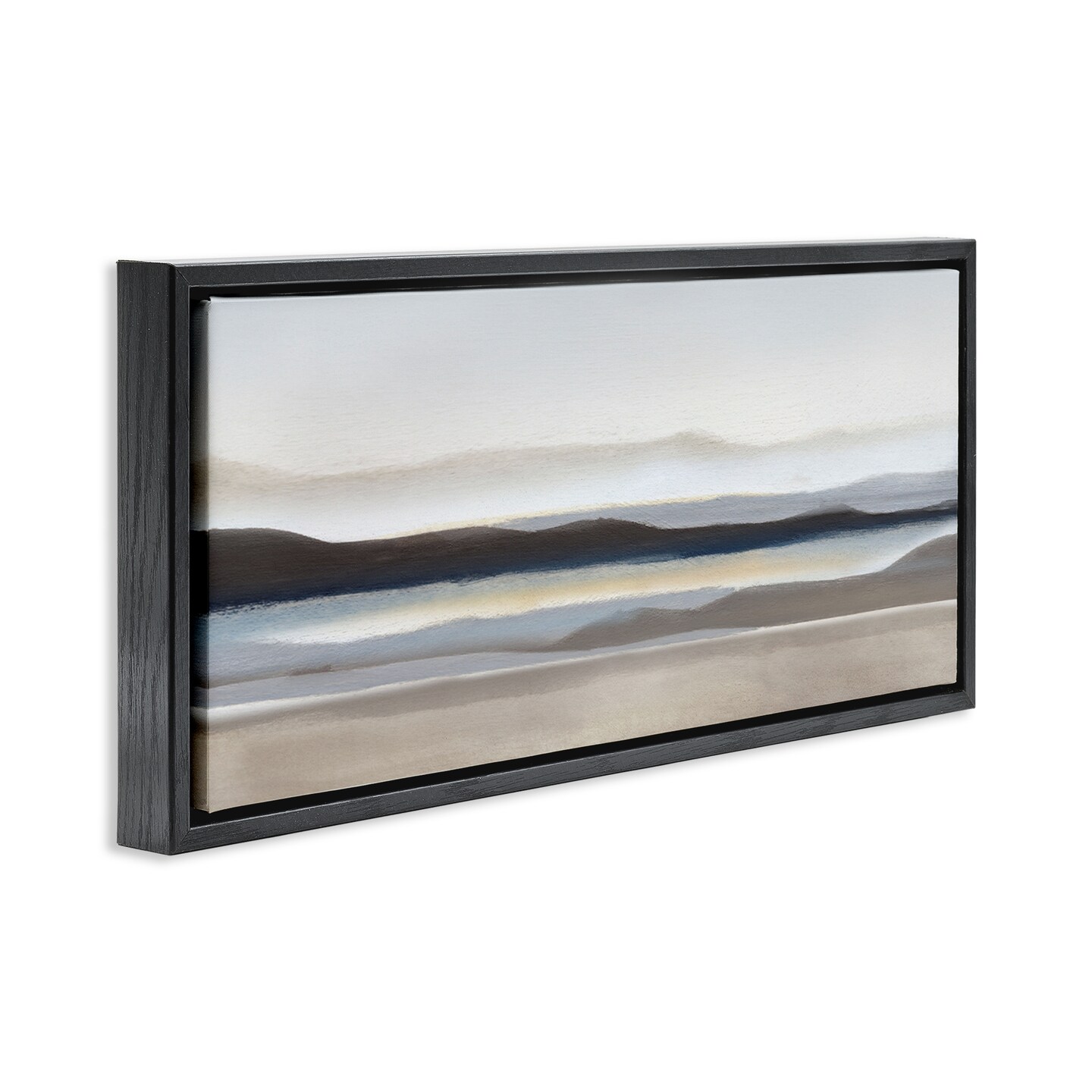 Stupell Industries Fade Neutral Desert Scenery Floating Frame Design by Charity Henderson