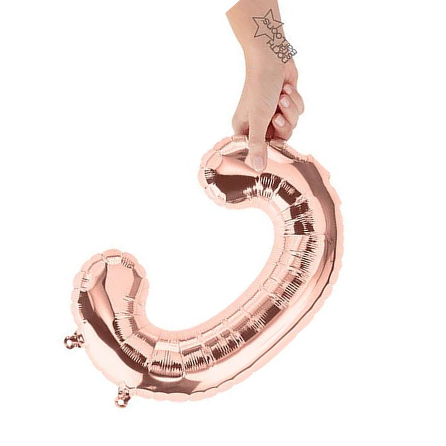 NorthStar Balloons&#xAE; 16 Inch Letter C Rose Gold Air Fill Only