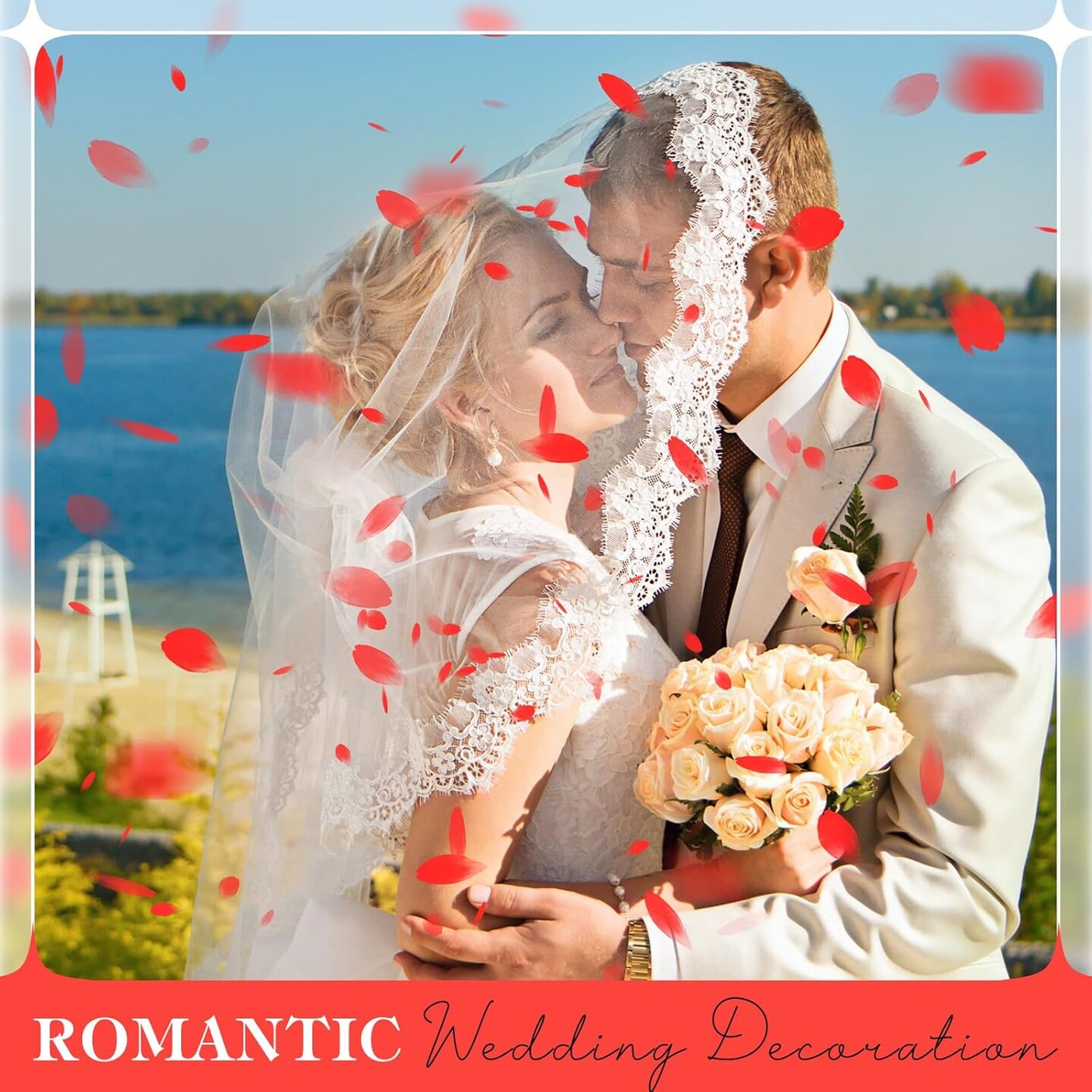 230 PCS Red Dired Rose Petals 2.1oz/60g Natural Real Rose Flower Petals for Wedding