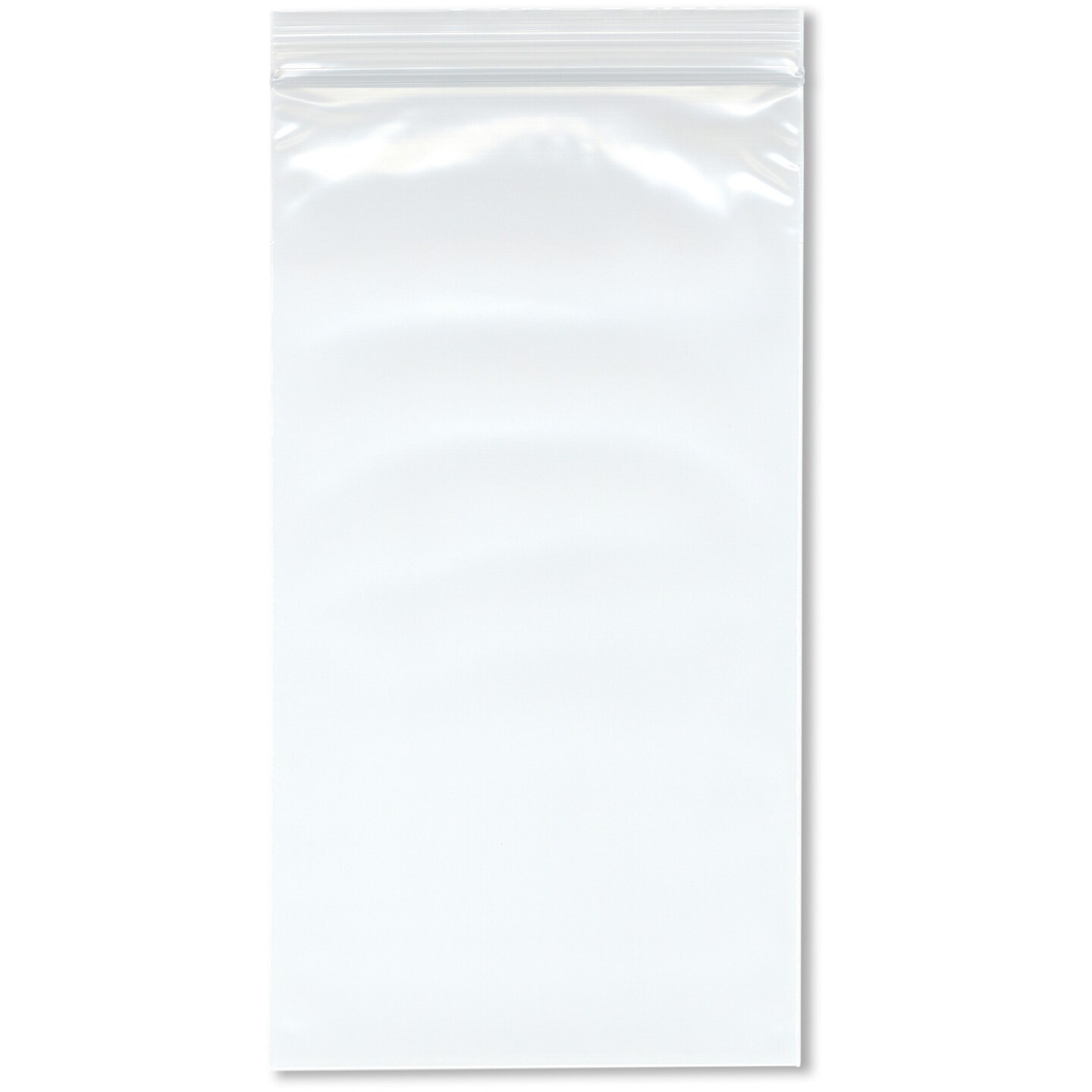 Plymor 5" x 9" (Pack of 100), 4 Mil Heavy Duty Zipper Reclosable Plastic Bags