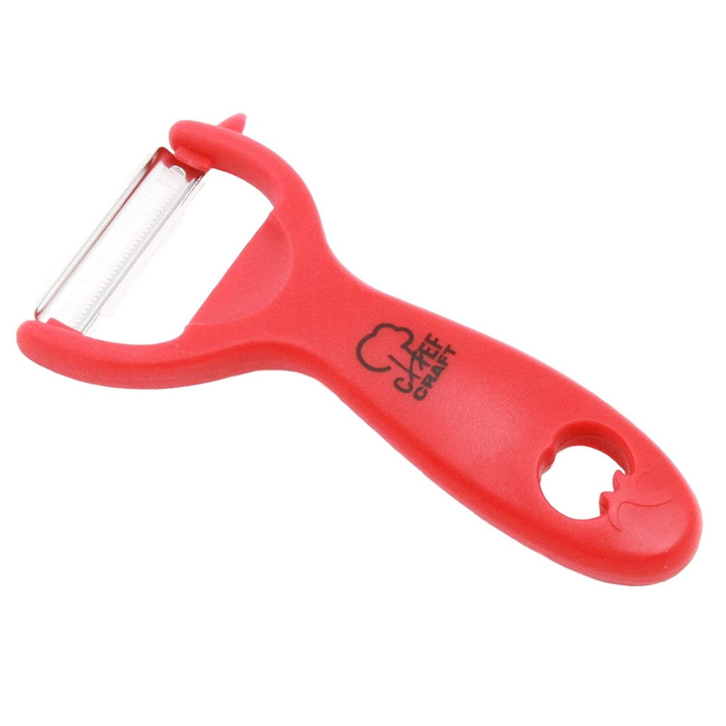 Chef Craft Y-Shaped Tomato &#x26; Kiwi Peeler - Sharp Stainless Steel Blade, Great for Soft Fruits and Vegetables