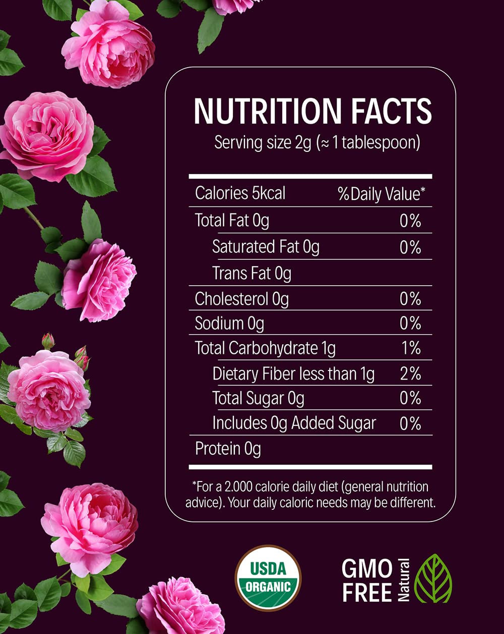 Dried Rose Petals 14g (0.5oz) - Edible Red Rose Tea - Dried Flowers for Cake Decorating, Drinks, Candle, and Soap Making