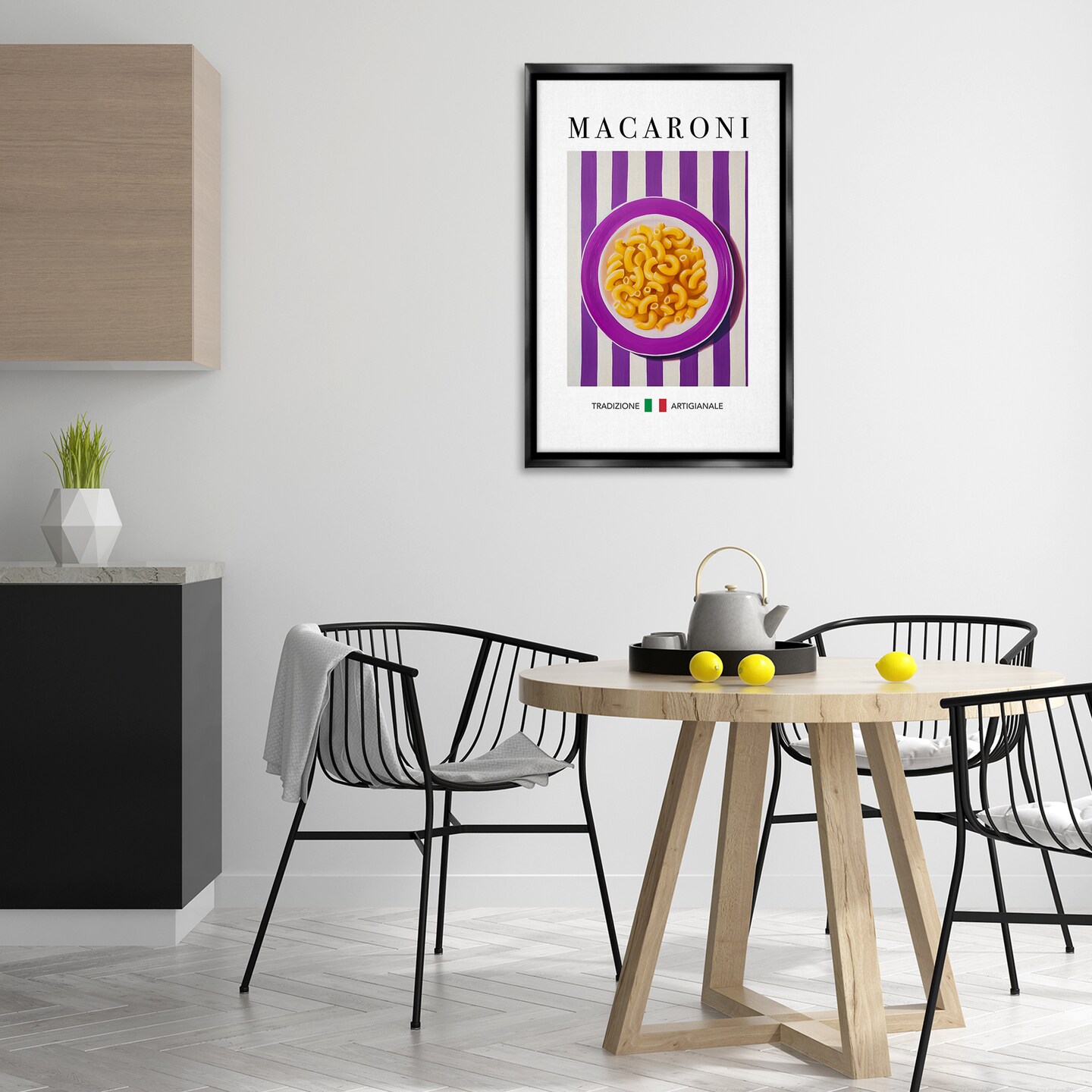 Stupell Industries Traditional Macaroni Pasta Floating Frame Design by Andreas Magnusson