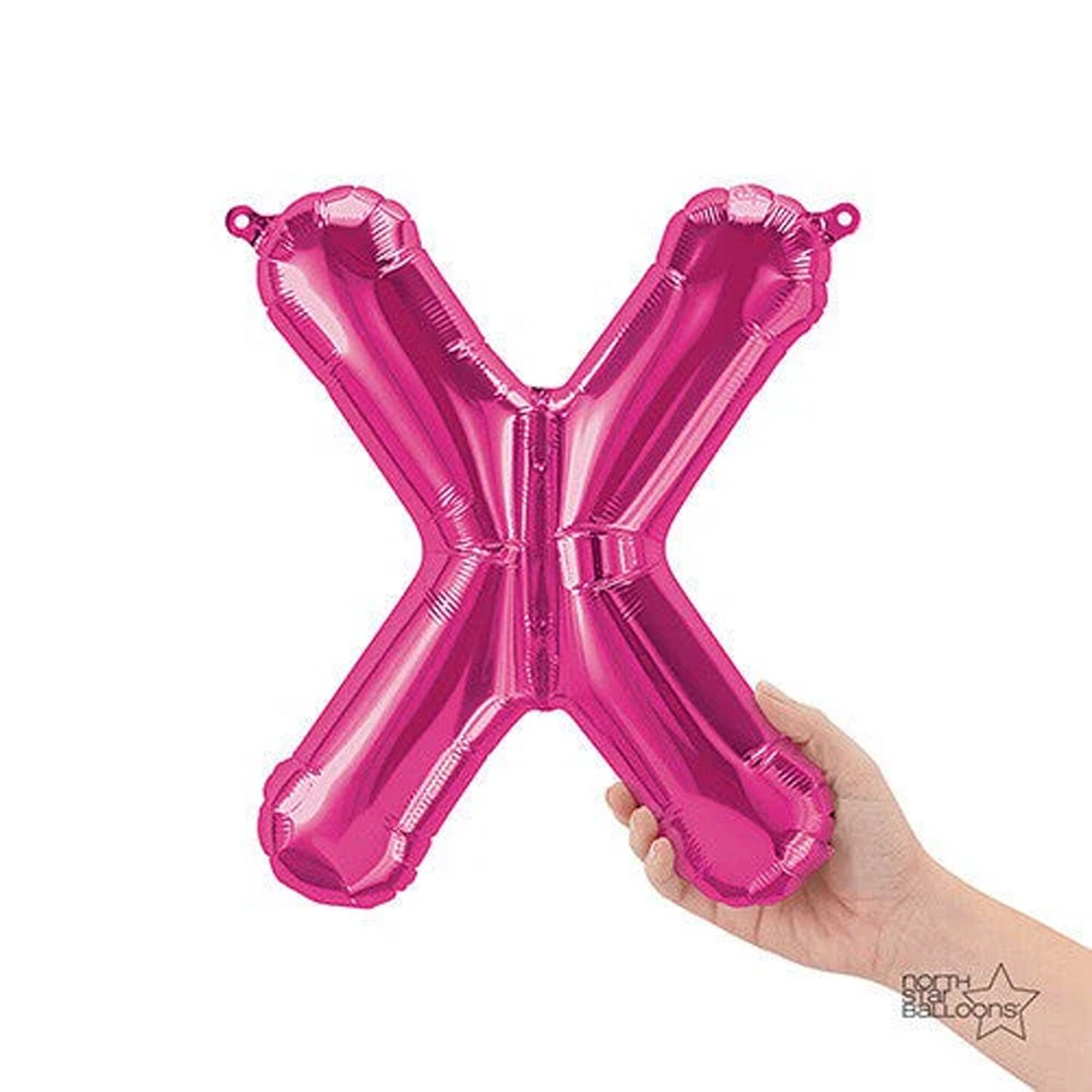 NorthStar Balloons&#xAE; 16 Inch Letter X Magenta Air Fill Only