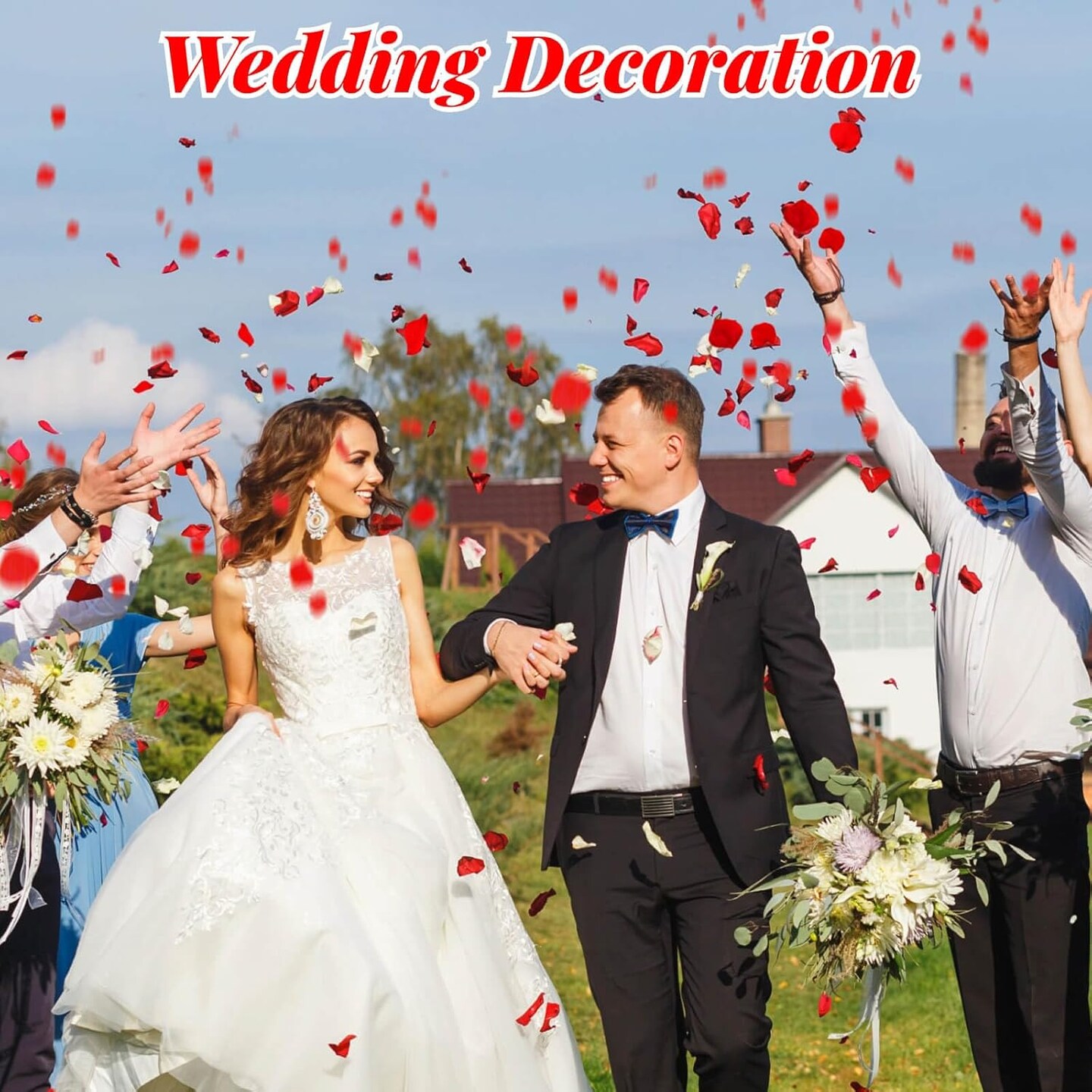 1500+ Real Dried Red Hydrangea Flower Petals - 1.06 oz Natural Preserved Petals for Wedding