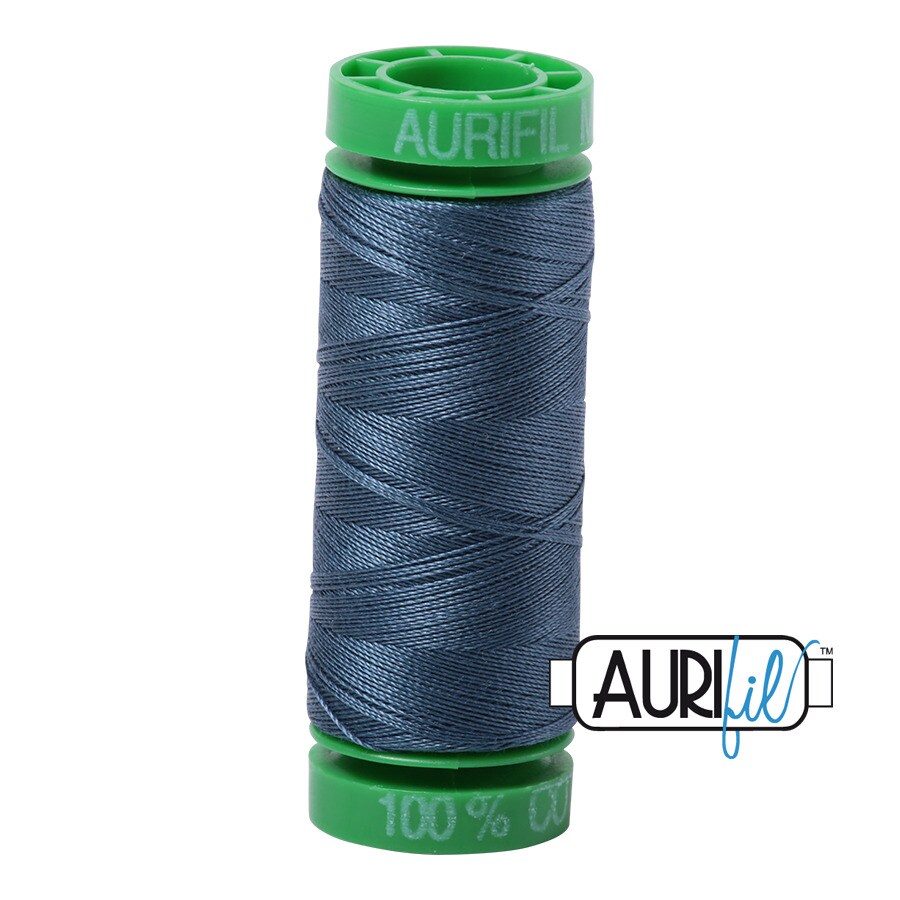 Medium Blue Grey (1310) | 40wt Small Spool (150M / 164Y) | Aurifil Thread