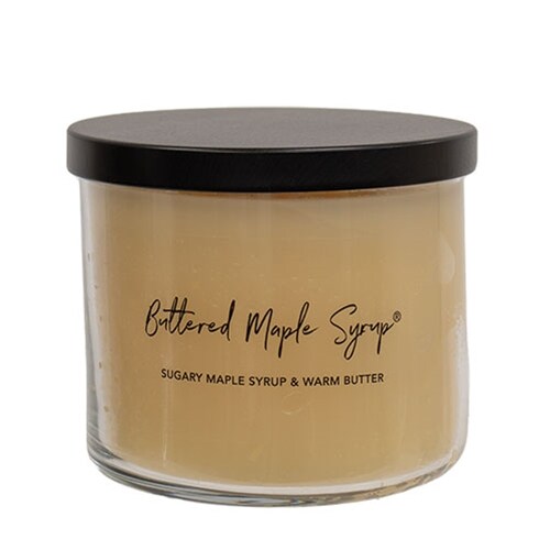 Buttered Maple Syrup Color Changing Candle 15.5 oz Three Wick
