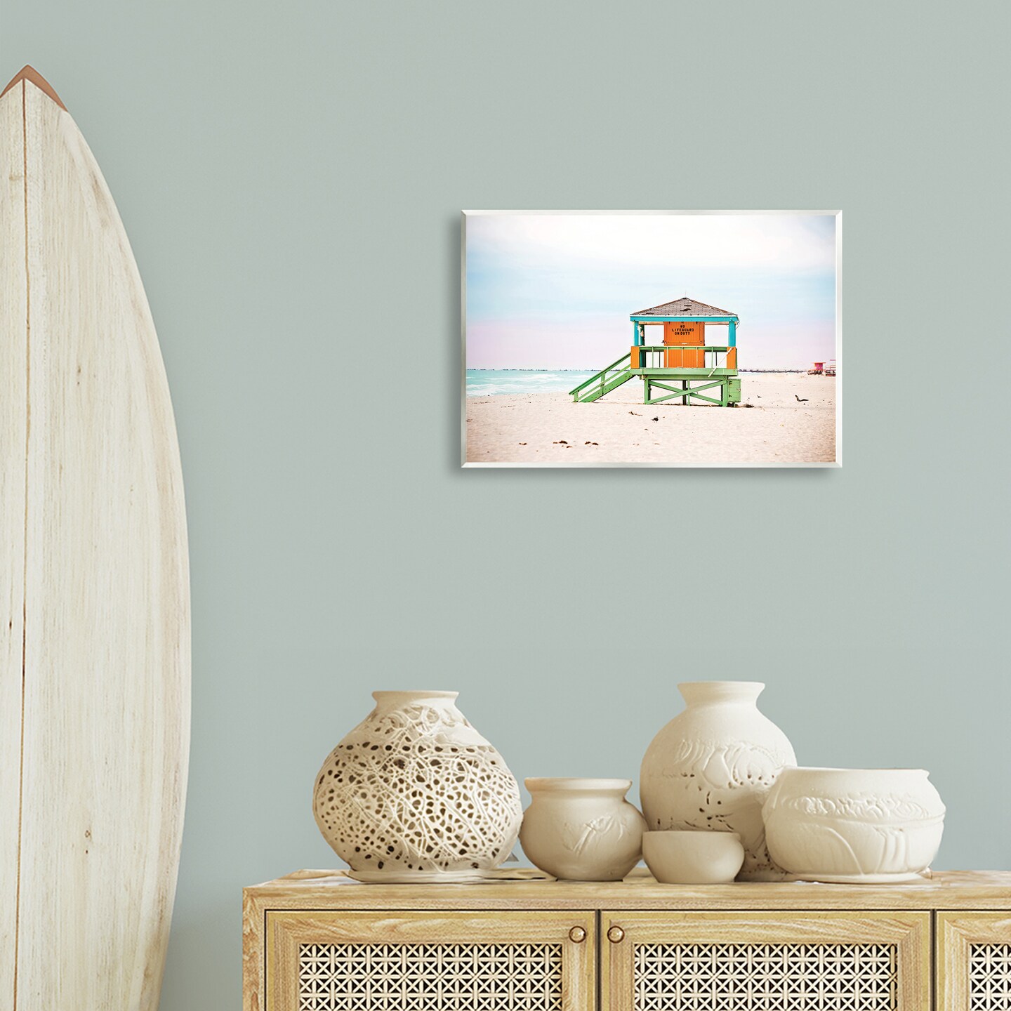 Stupell Industries No Lifeguard On Duty Wall Plaque Design by Seven Trees Design