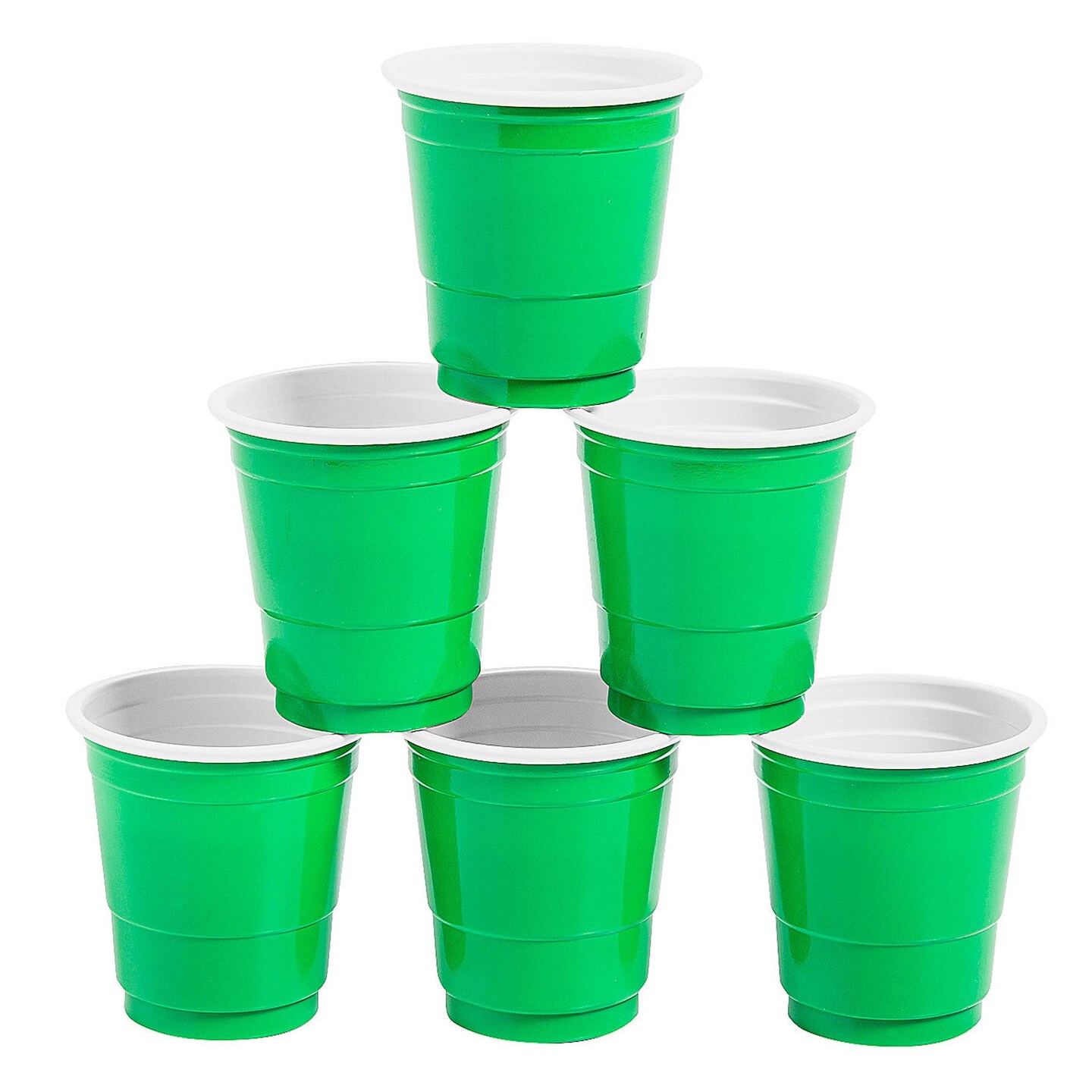 4th of July 1.5 oz Bulk 50 Ct. Disposable Plastic Shot Glasses