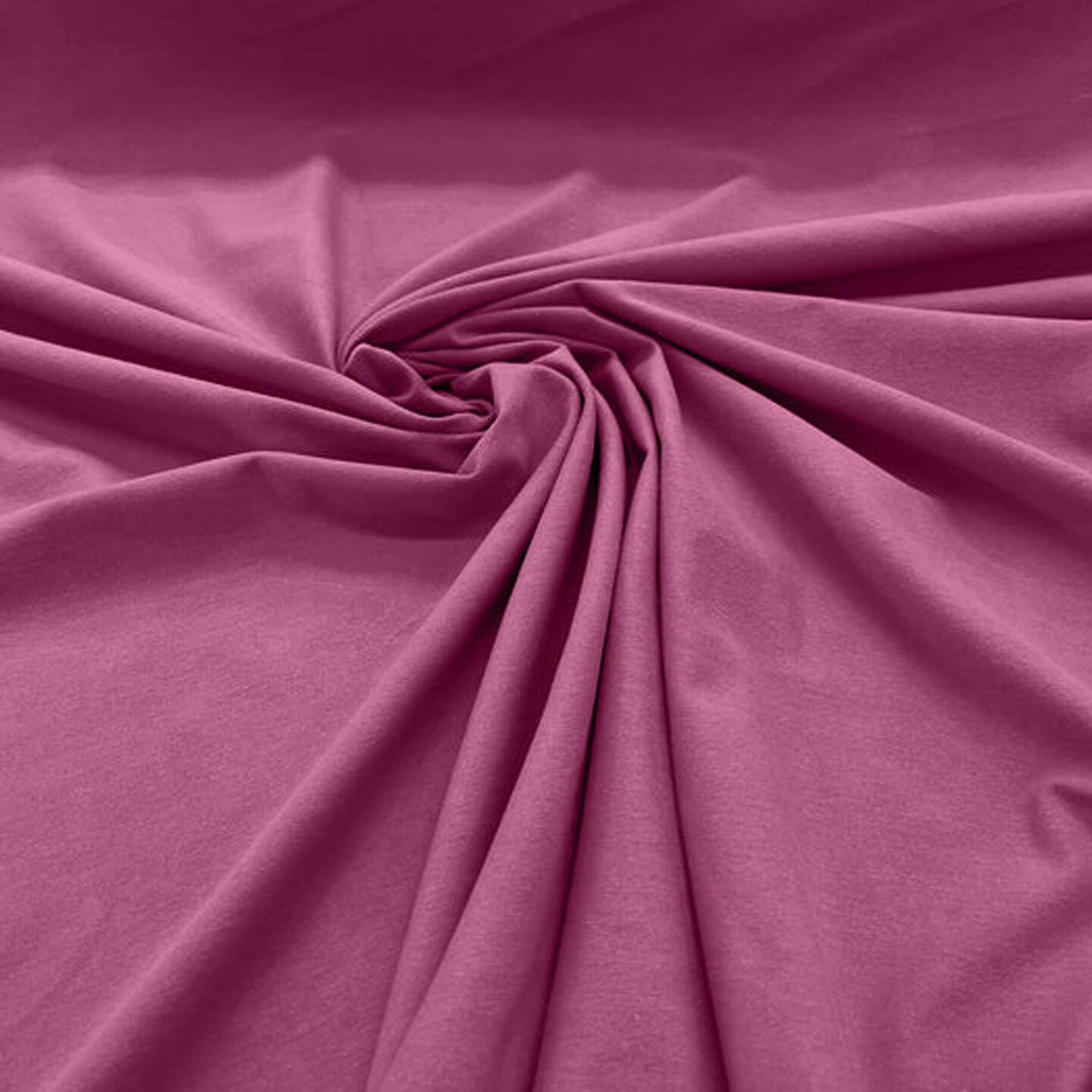 1 Yard Hot Pink Cotton Spandex Jersey Knit Fabric 60" Width Soft Stretchy and Breathable