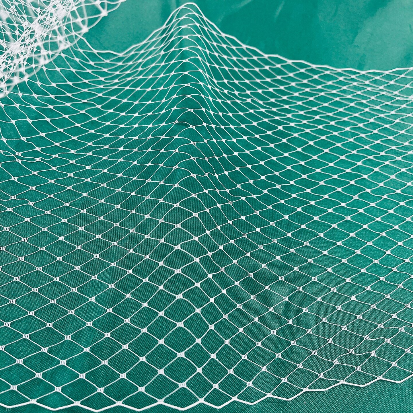 1 Yard Bandeau Veil Tulle Birdcage Venetian Veil Mesh Fabric 9 Inches Width