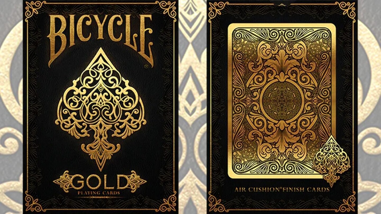 Bicycle Gold Premium Playing Cards, Poker Size Standard Index