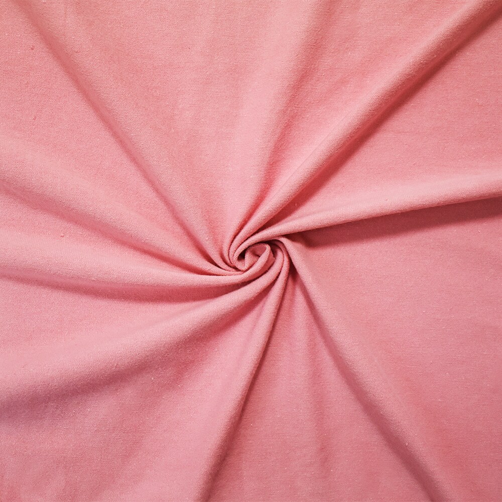 Rose Pink Solid Cotton Spandex Knit Fabric - 10 oz - Reorderable By the Yard