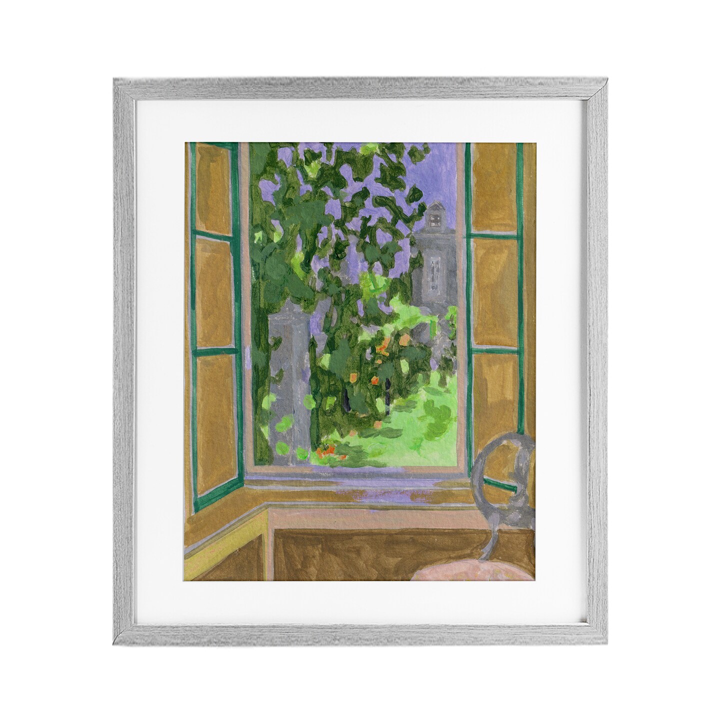 Stupell Industries Seat For Spring Expression Framed Print Under Glass, design by Melissa Wang