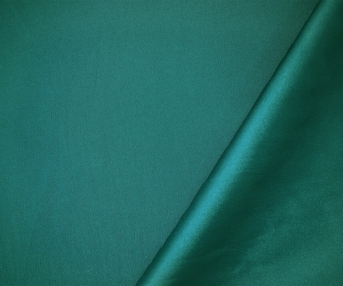 Deep Green Poly Stretch Spandex Lamour Solid Satin Woven Fabric By the Yard
