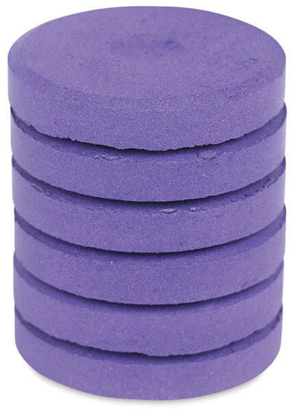 Richeson Tempera Cakes - Orchid Metallic, Pkg of 6
