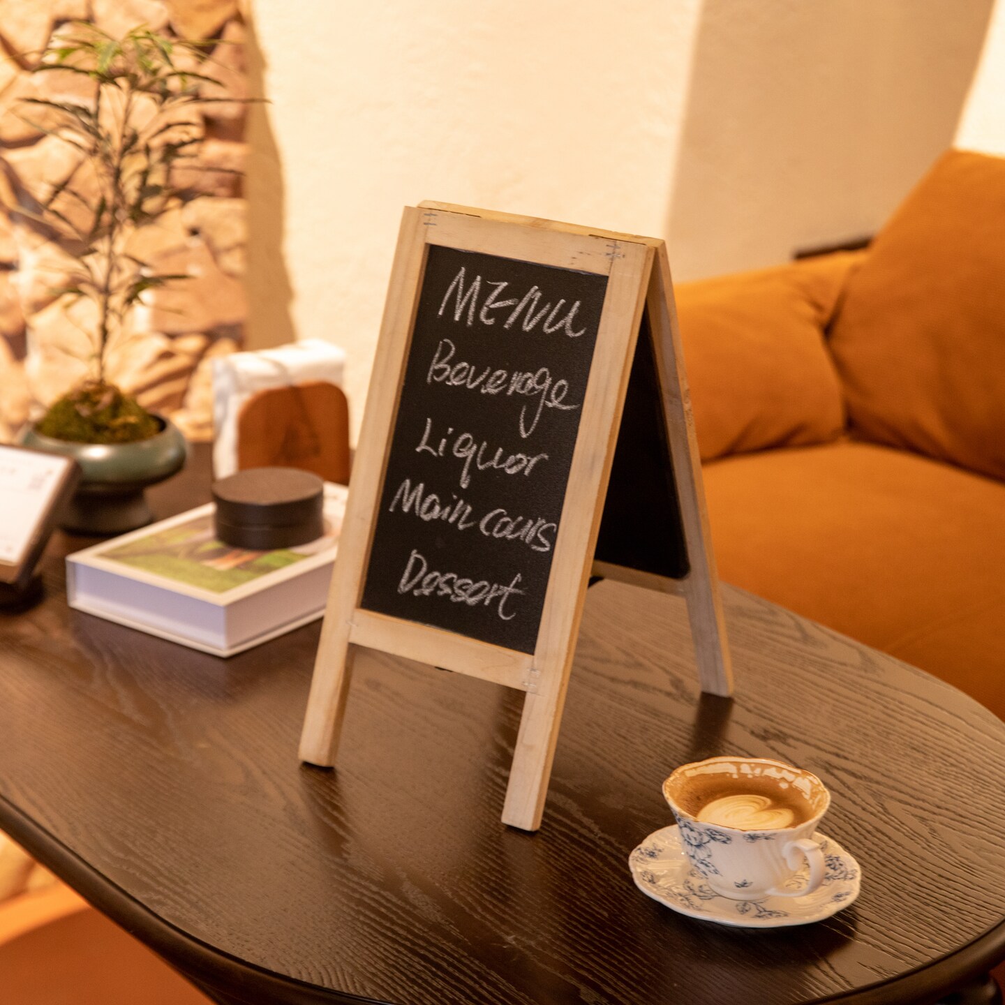 Vintiquewise Wooden A-Frame Chalkboard Sign Double-Sided Menu Board Easel for Restaurant Cafe Bar Coffee Shop Bakery Wedding Party Home Business Kitchen Countertop & Tabletop Display