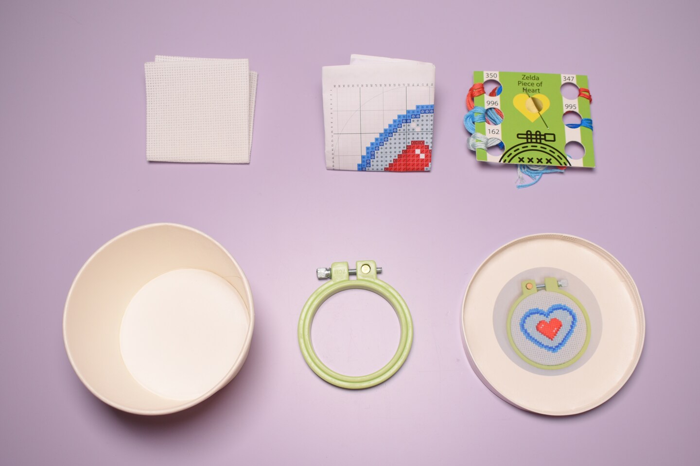 Zelda Mystery Cross Stitch Cup, Mystery Blind Box with DIY Mini