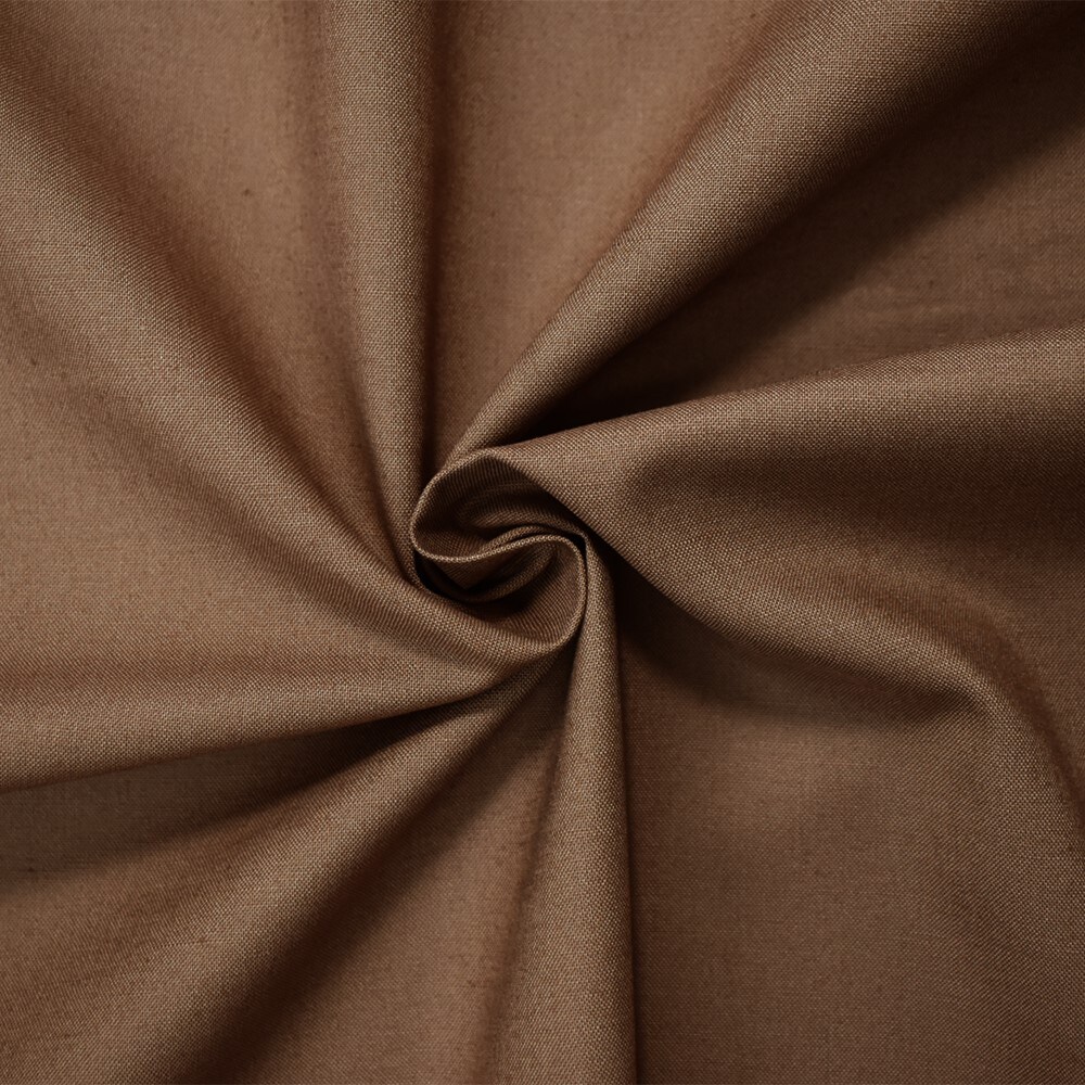 Medium Brown Cotton Solid Quality Quilting Woven 10 YD Bolt Fabric