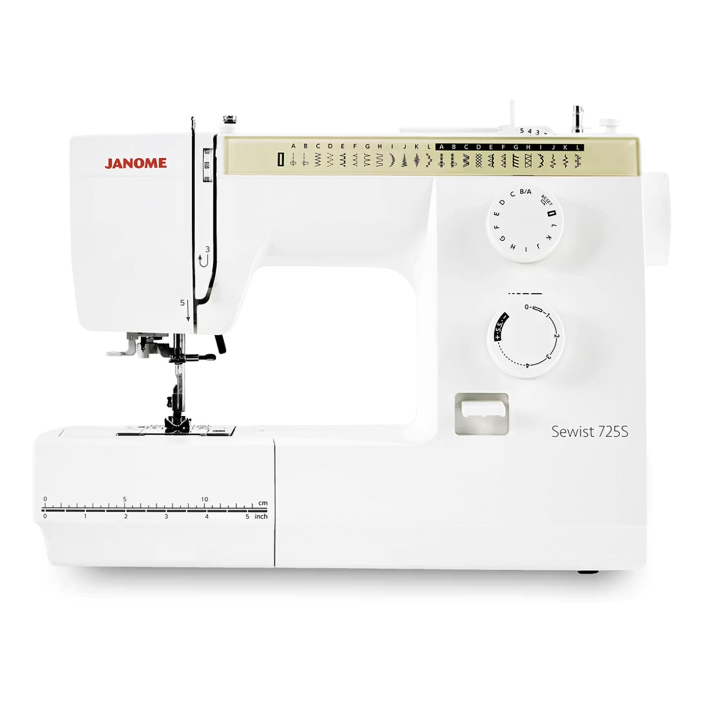 Janome Sewist 725S Mechanical Sewing Machine with 23 Stitches 1-Step Buttonhole