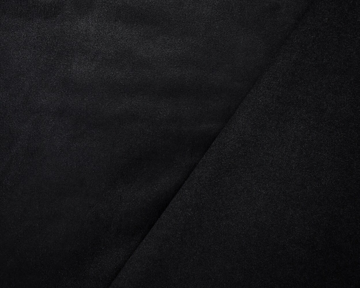 Black Stretch Spandex Solid Microsuede Knit Fabric By the Yard