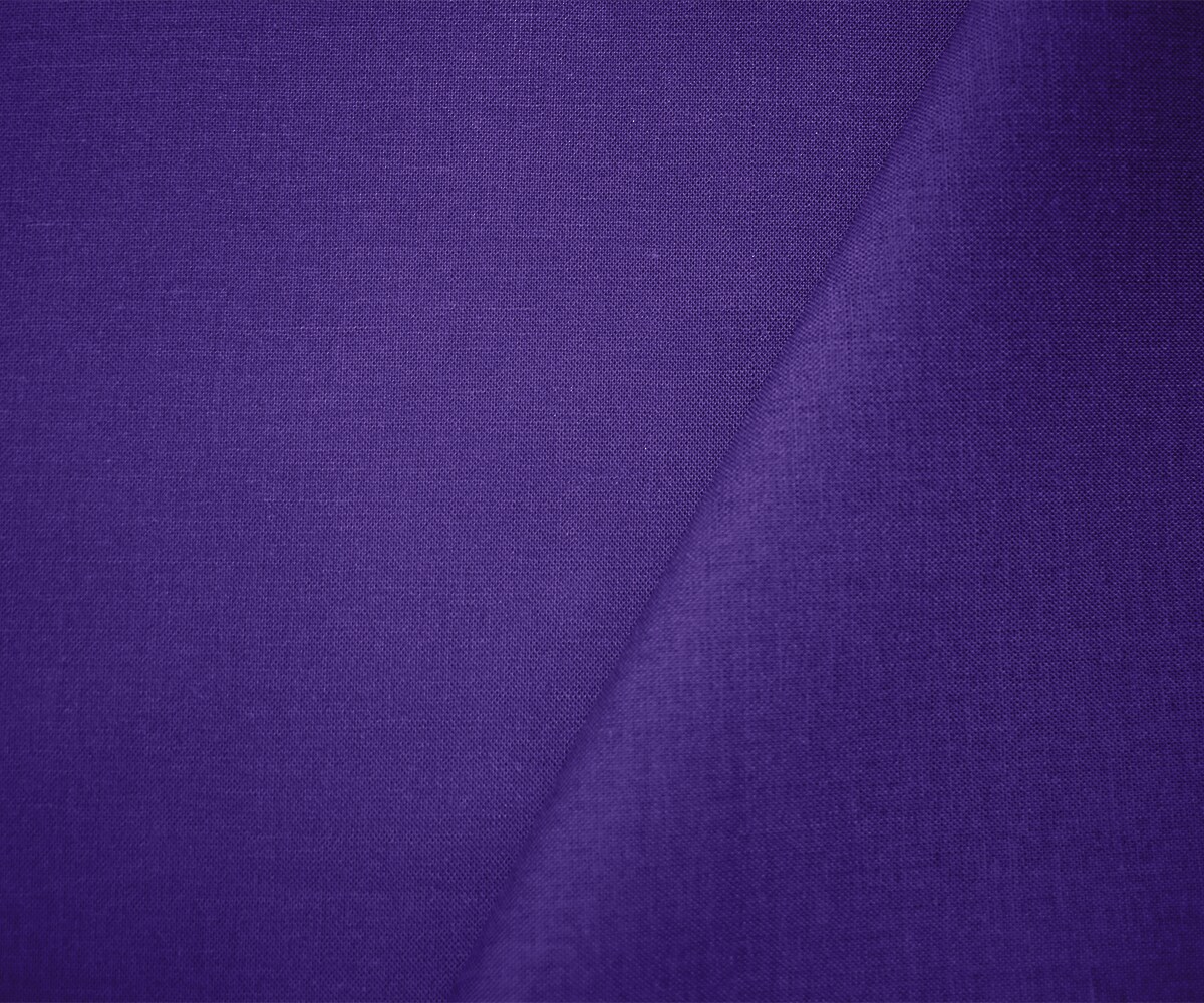 Purple Cotton Solid Quality Quilting Woven Fabric By the Yard