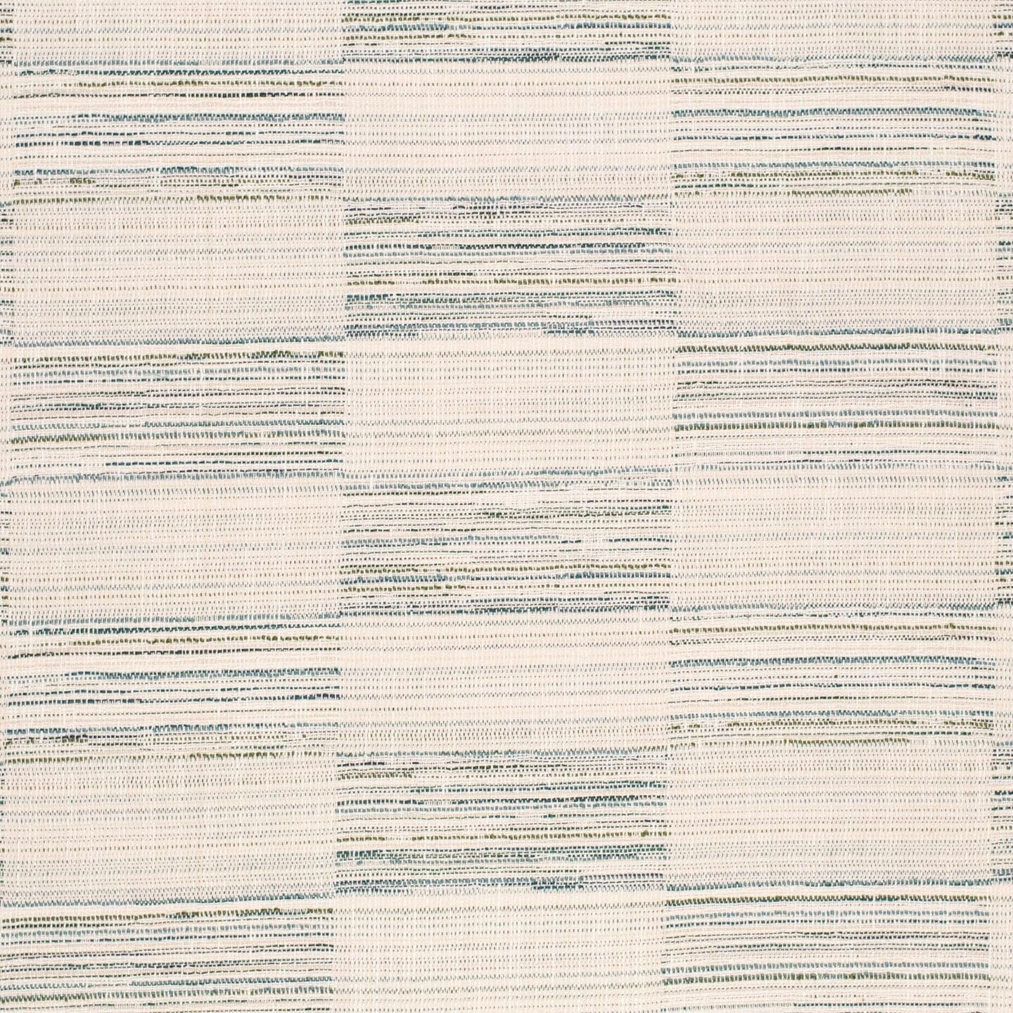 Aqua Teal Performance Grade Abstract Geometric Woven Pattern Upholstery Fabric by The Yard - SKU: Mina Capri