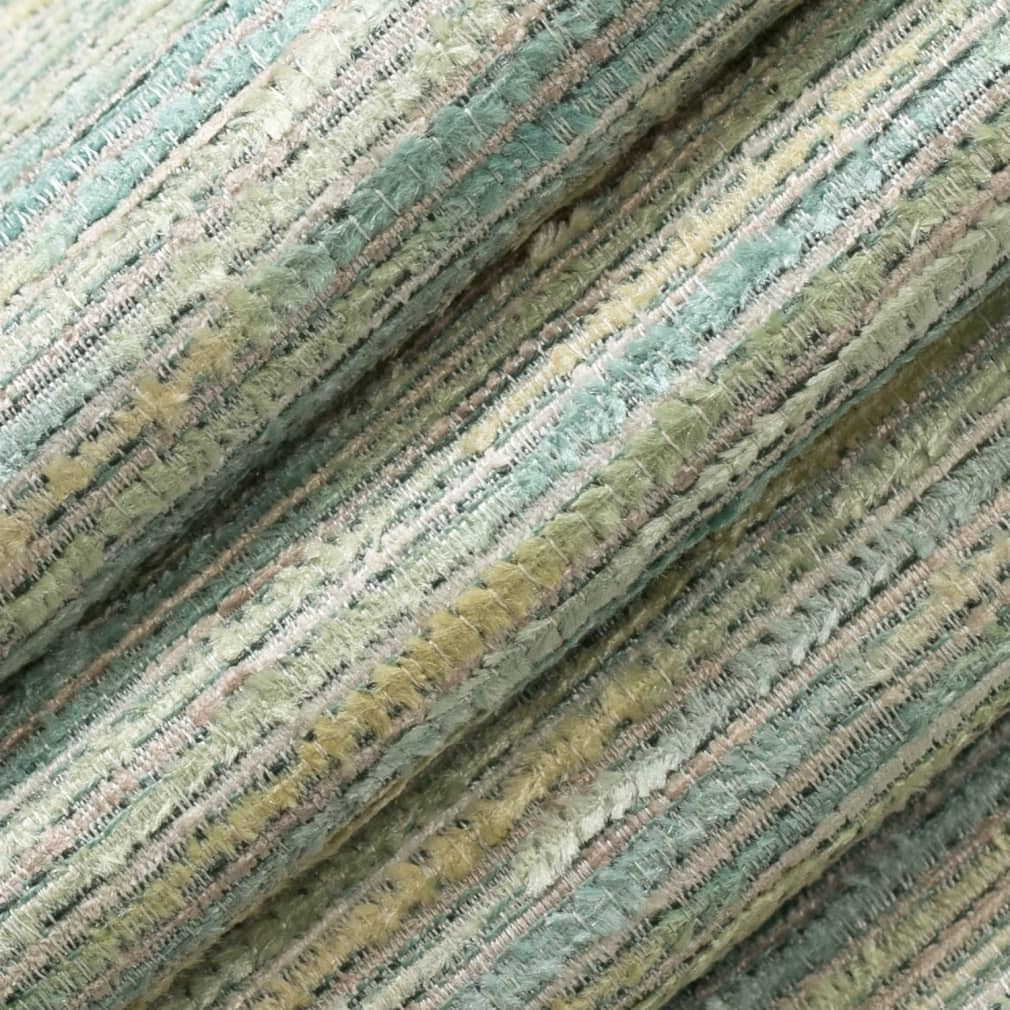 Aqua Textured Upholstery Fabric by The Yard - SKU: Roselyn Seaglass