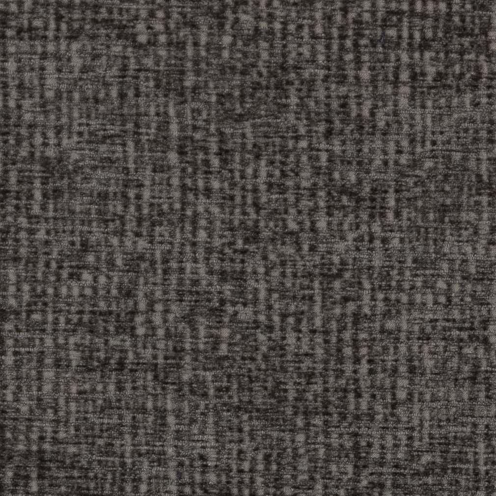 Grey Stain Resistant Performance Pet Friendly Chenille Upholstery Fabric by The Yard - SKU: Claridge Granite