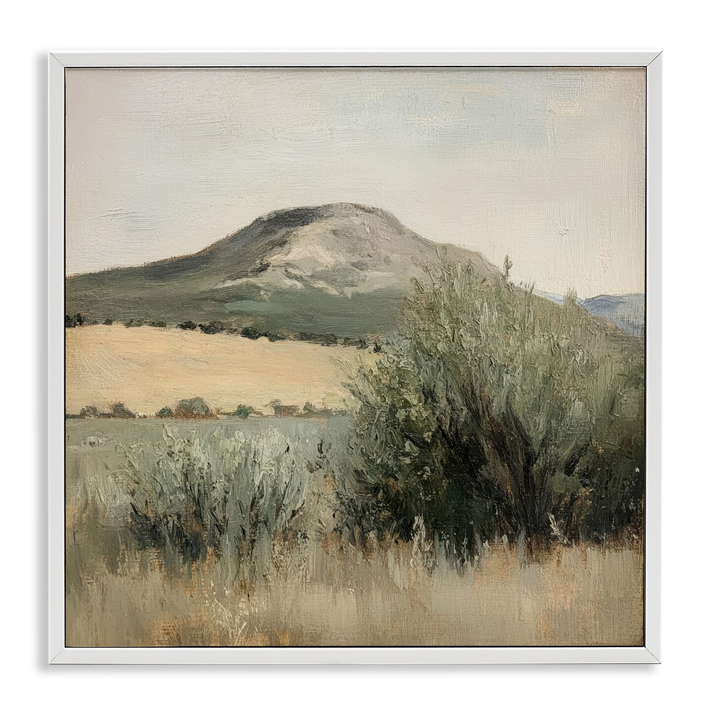 Stupell Industries Spring Mountain Meadow Landscape Framed Giclee, design by Petal Prints Design