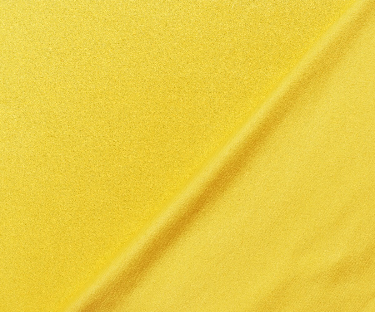 Yellow Stretch Spandex Solid Microsuede Knit Fabric By the Yard