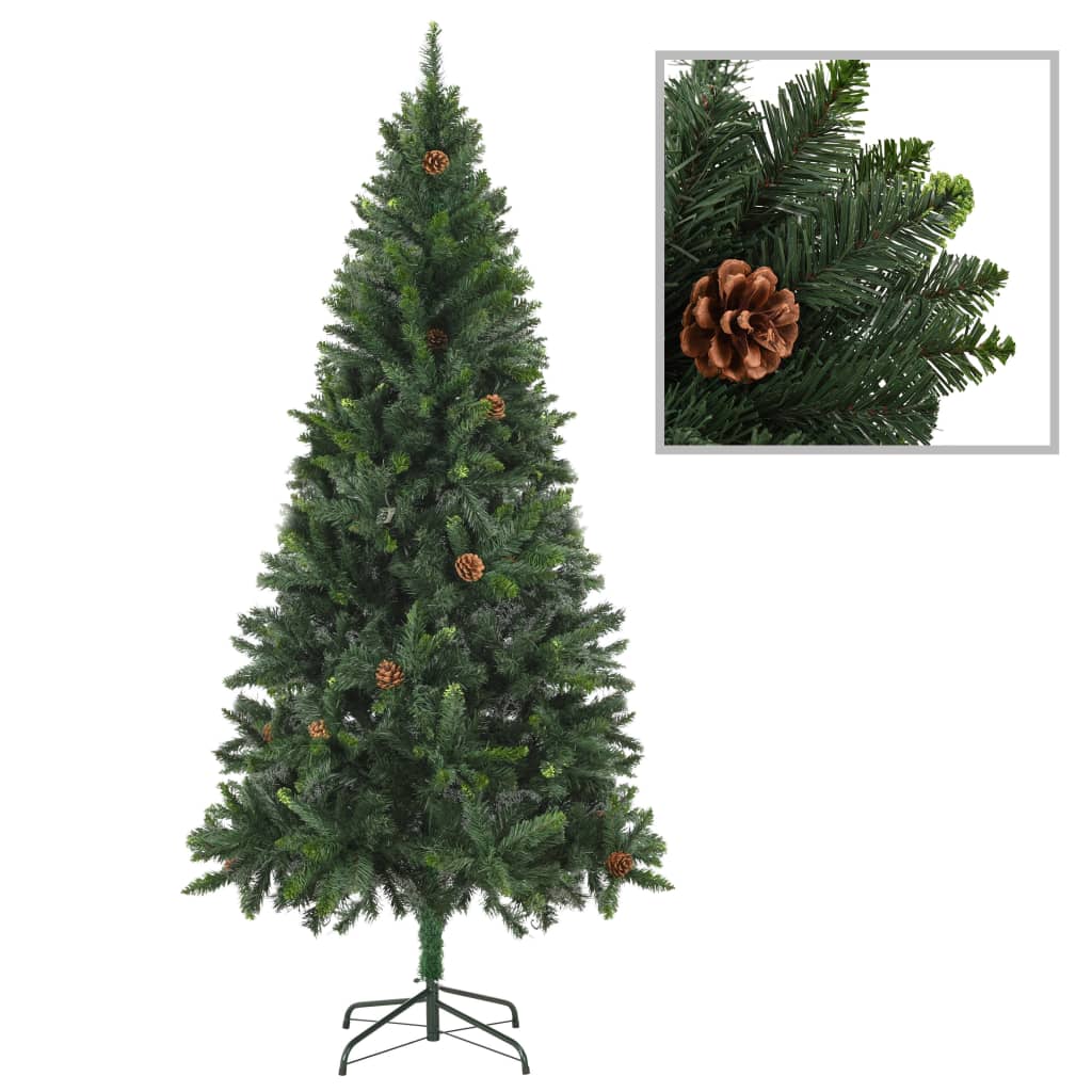 vidaXL Christmas Tree Green PVC, Iron 6ft Decorative Inlays | Michaels